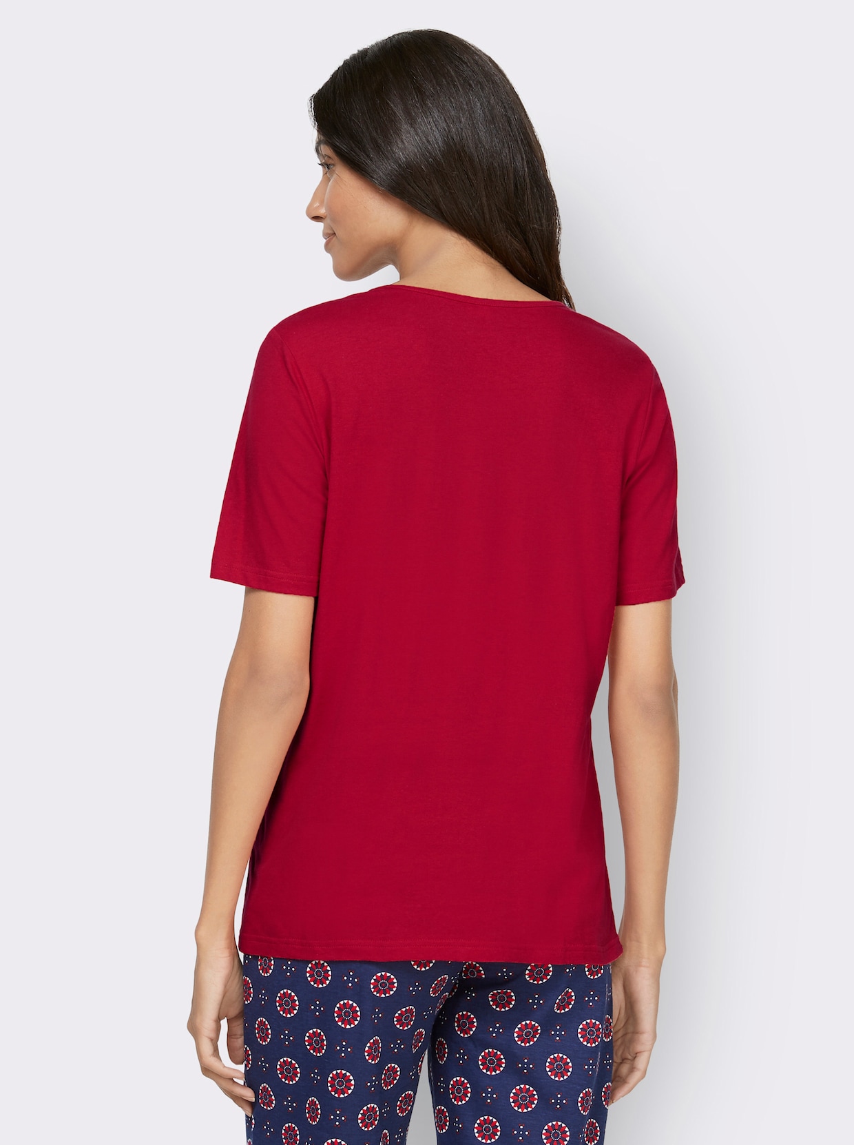 Schlafanzug-Shirt - rot