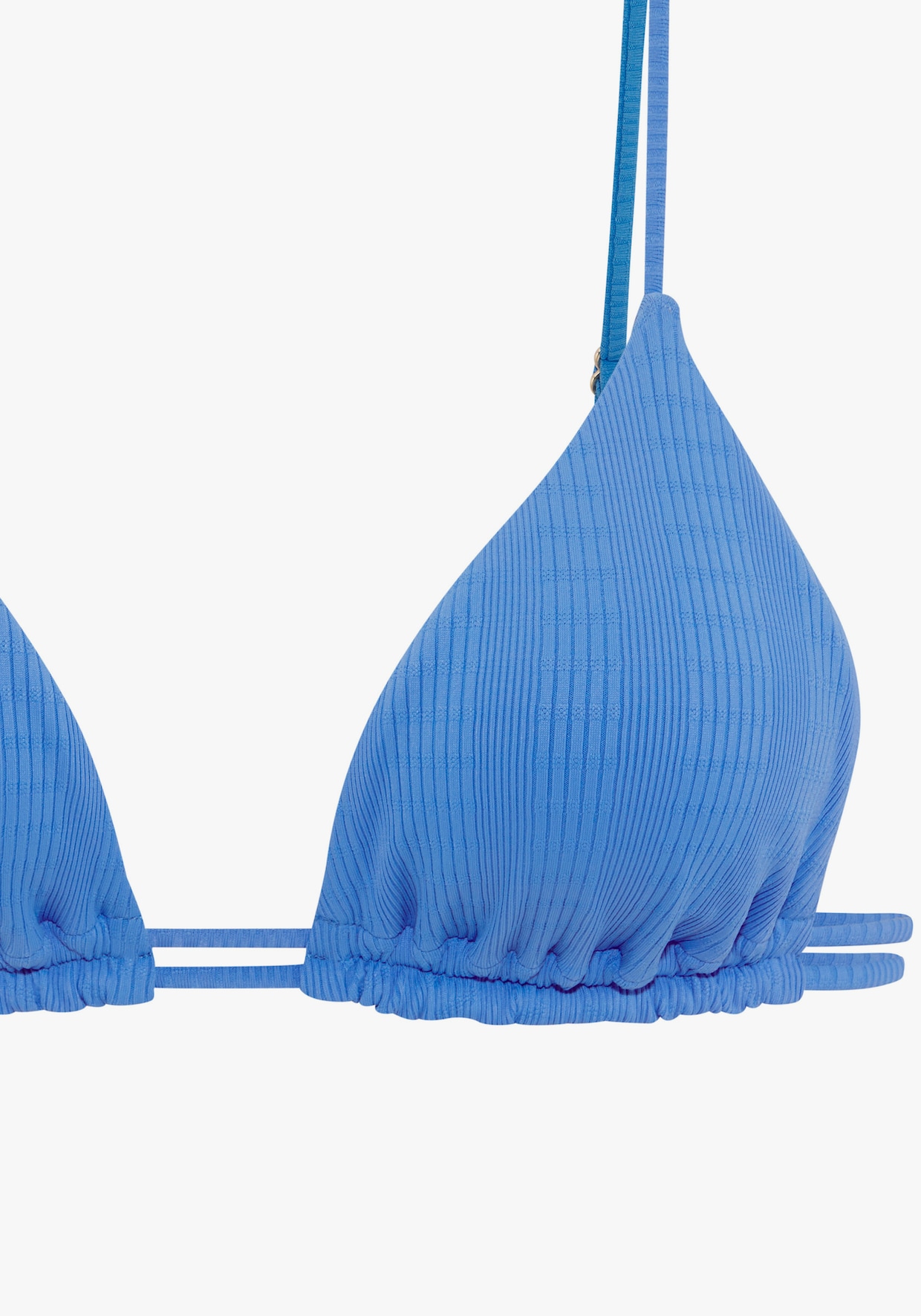 Triangel-Bikini-Top - blau