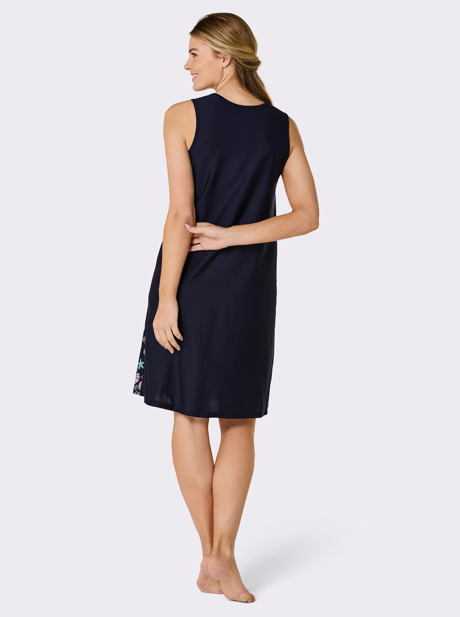 feel good Sommerkleid - marine-aqua