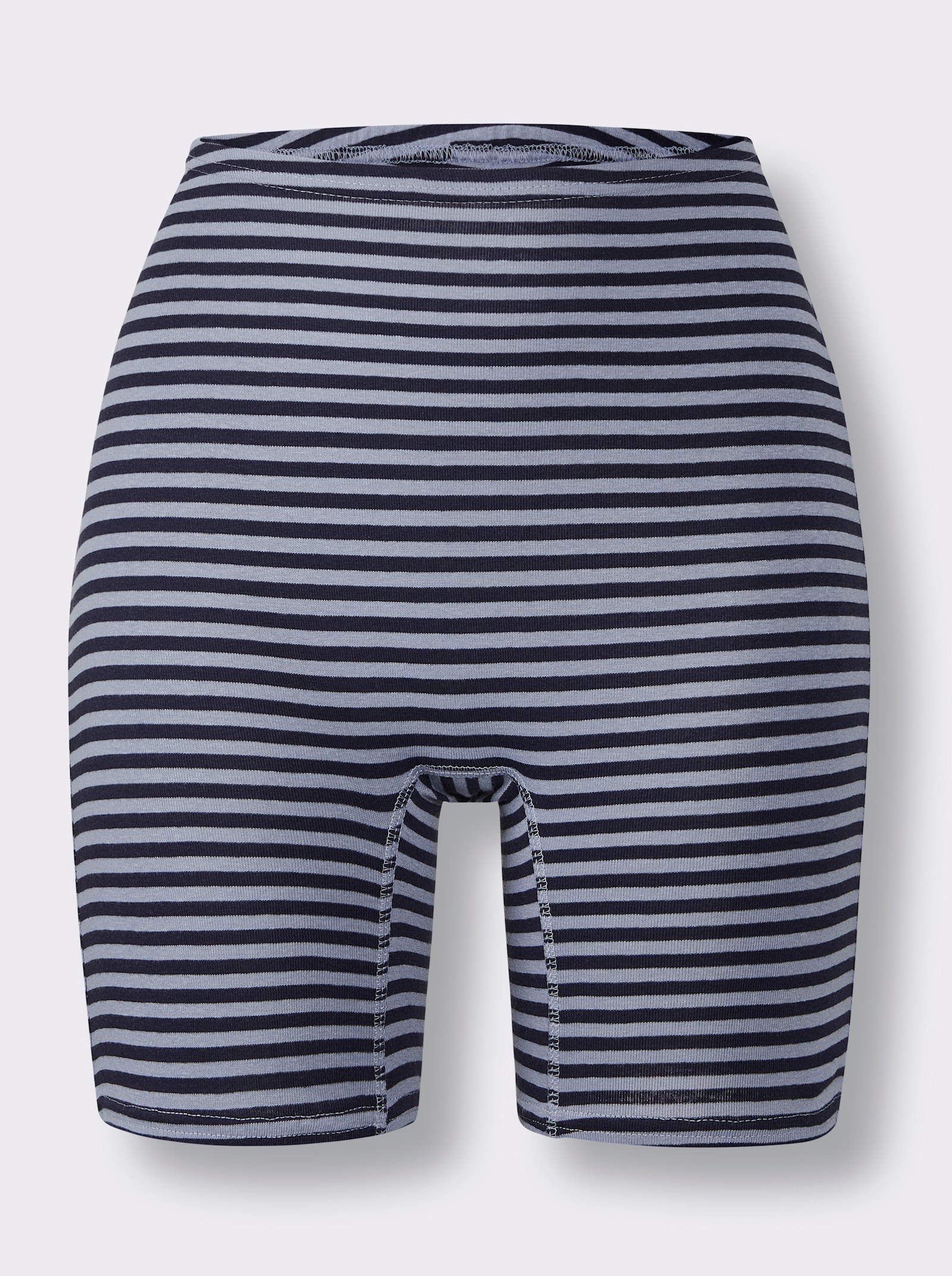 wäschepur Longpanty in Ringel-Optik - marine-geringelt