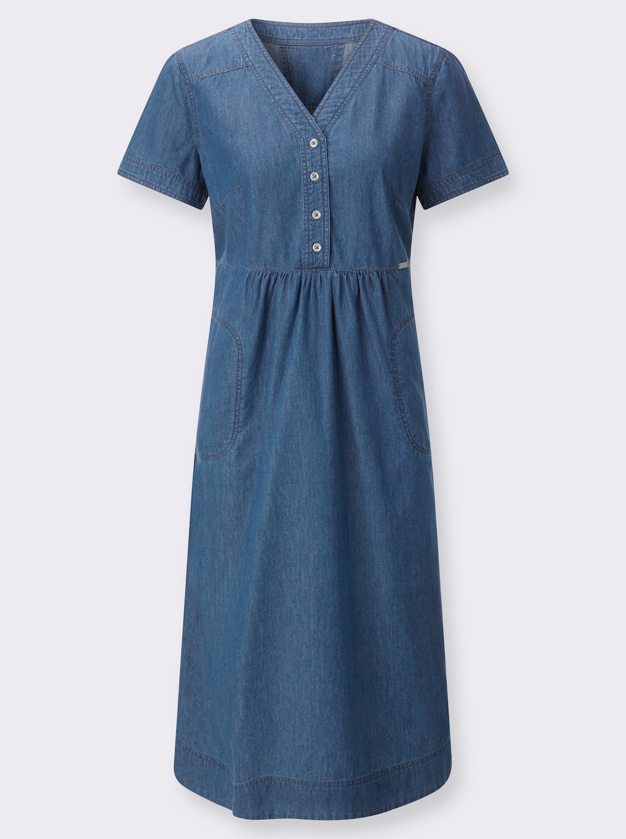 Jeanskleid - blue-bleached