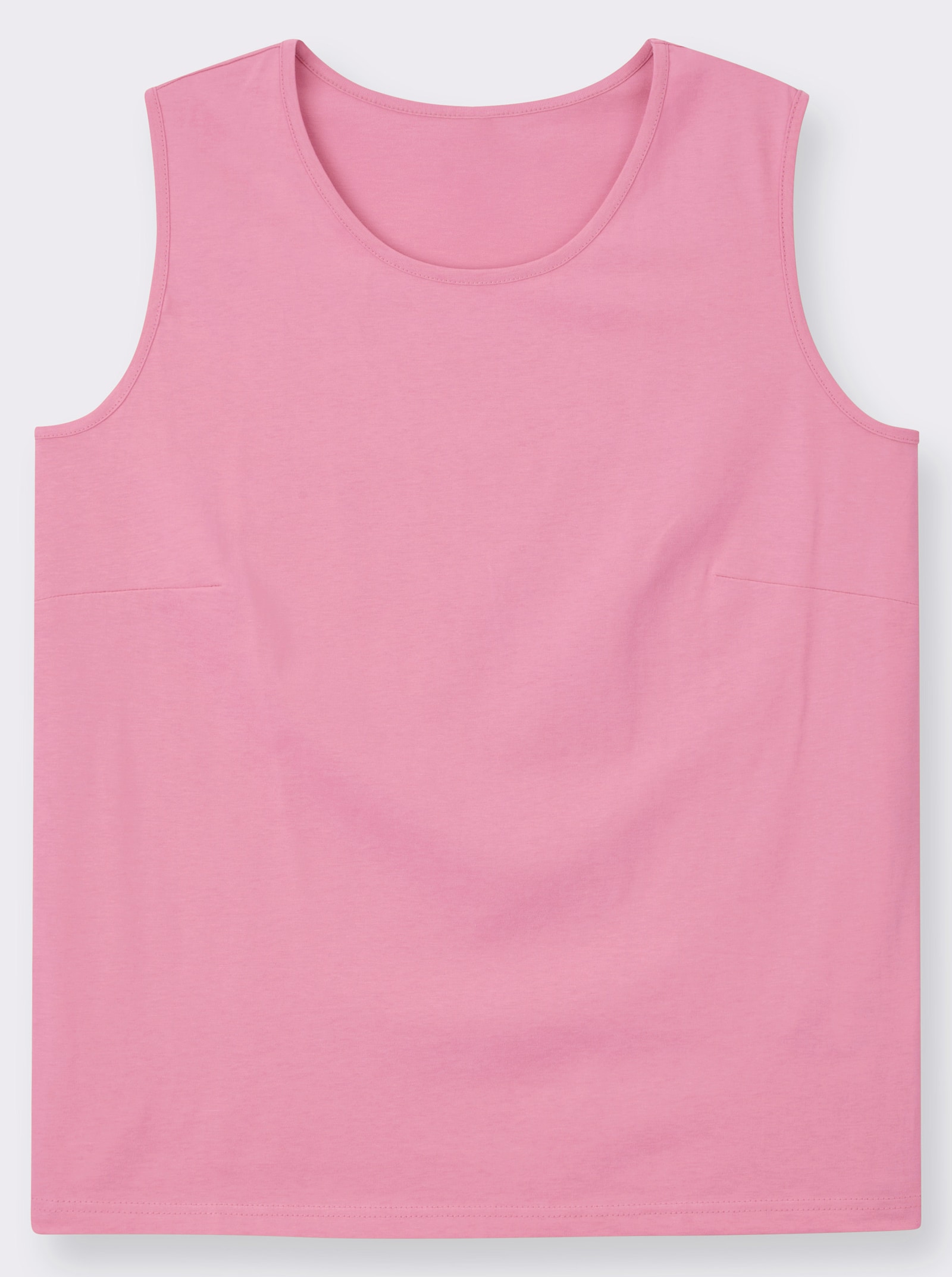 Trägertop mit Rundhals-Ausschnitt - pink