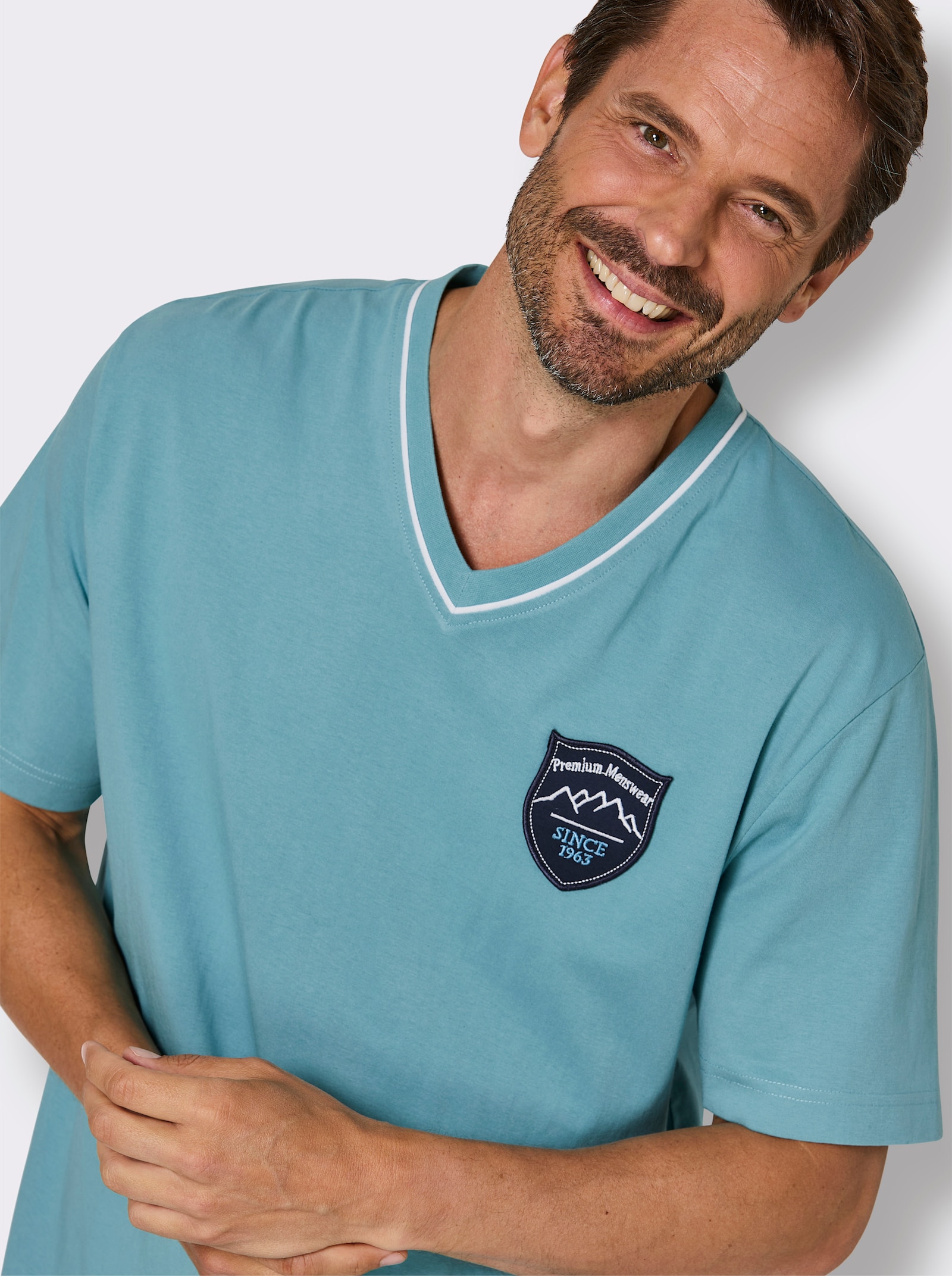 wäschepur men Schlafanzug-Shirt - ozean