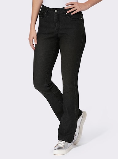 Bootcut-Jeans mit Passformsattel - graphit-denim