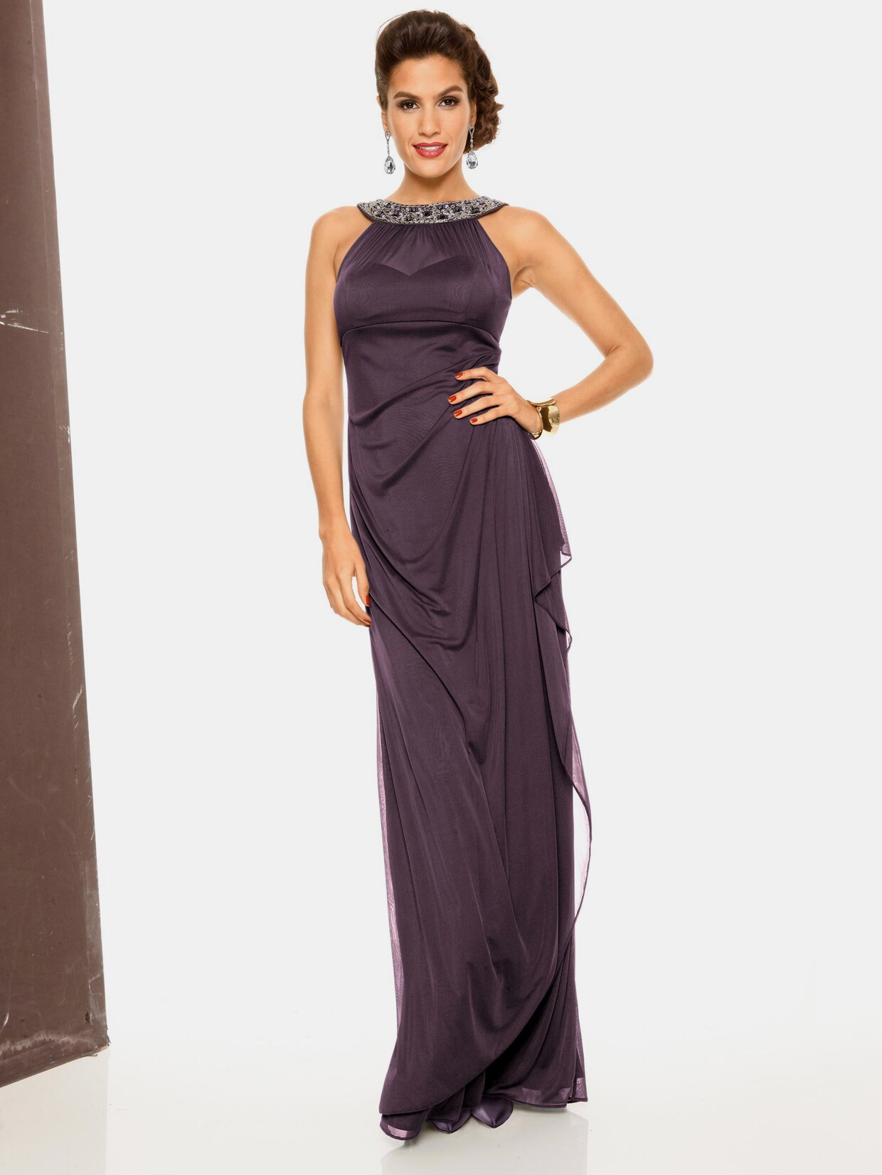 Patrizia Dini Abendkleid - pflaume