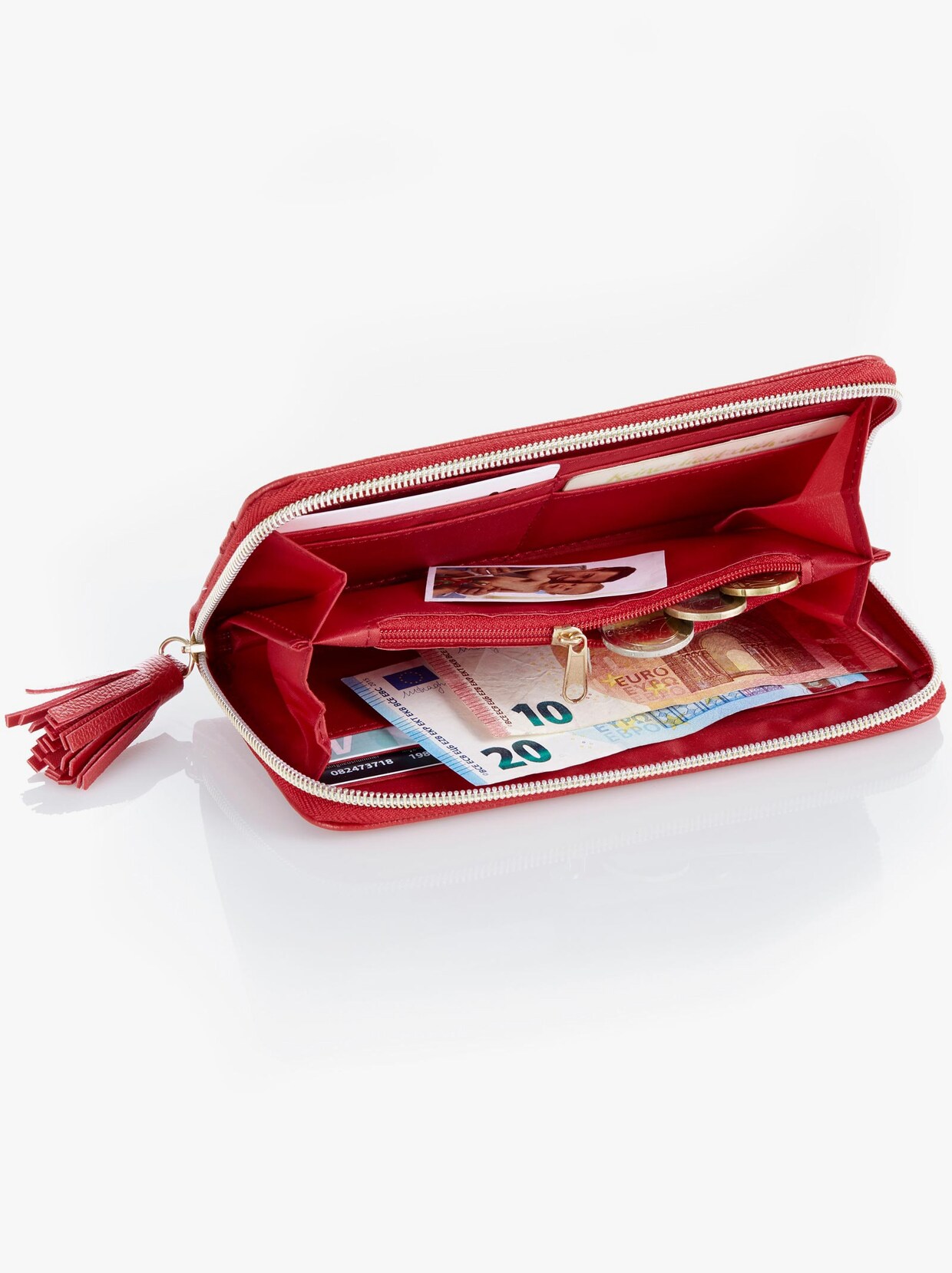 Handtasche mit Geldbörse - rot