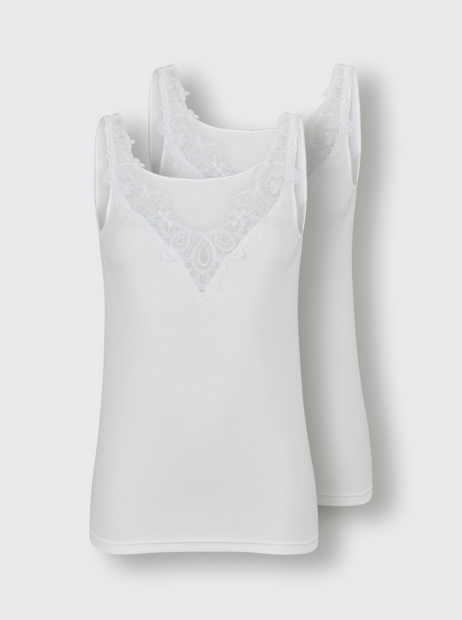 wäschepur Achselhemd - weiss