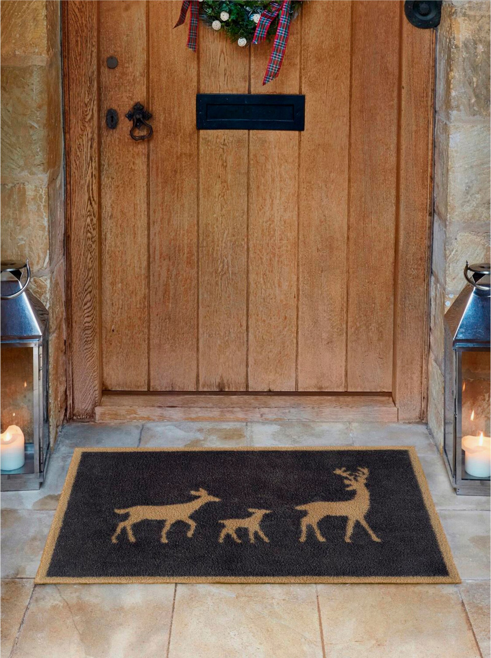 Turtle Mat Fußmatte - anthrazit-sand-bedruckt