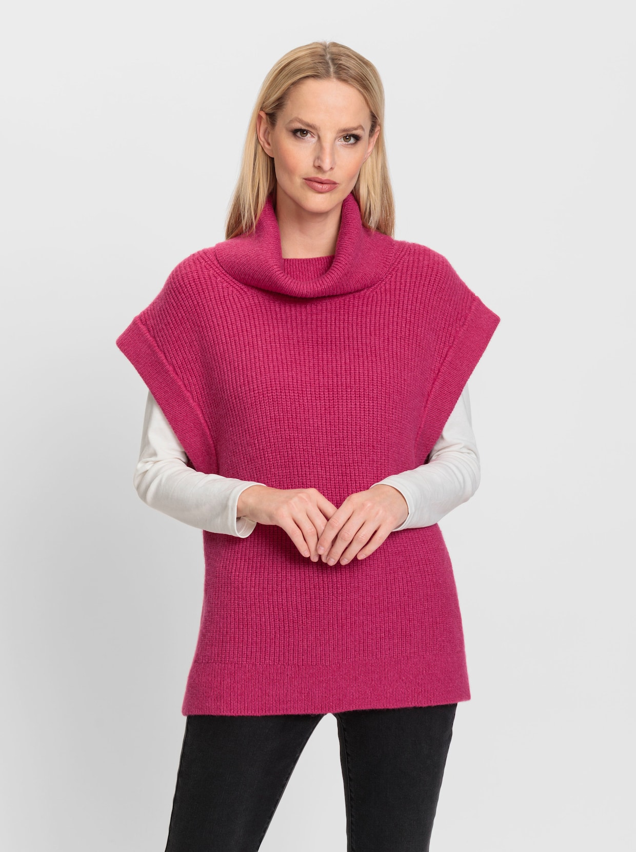 heine Slip-over - fuchsia gemêleerd