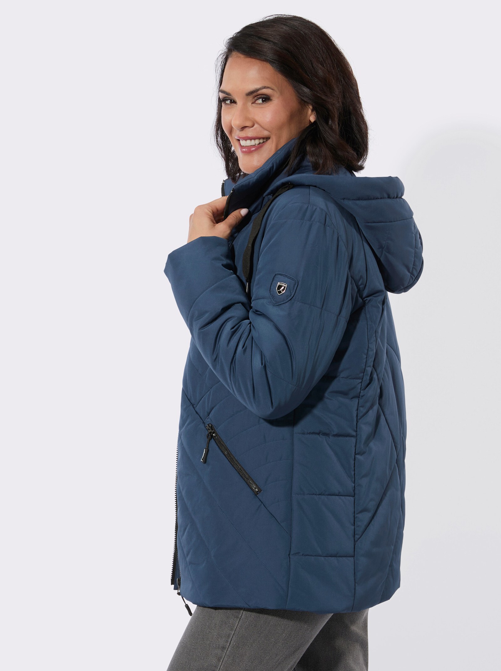 Steppjacke - dunkelblau