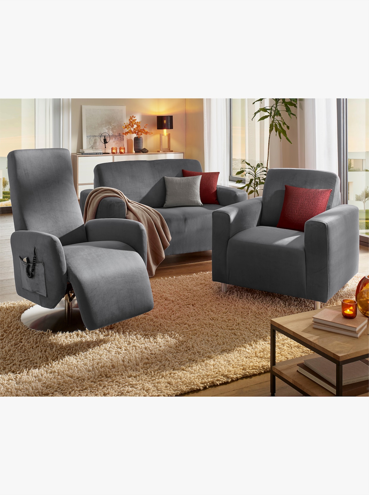 Hussenprogramm - anthrazit