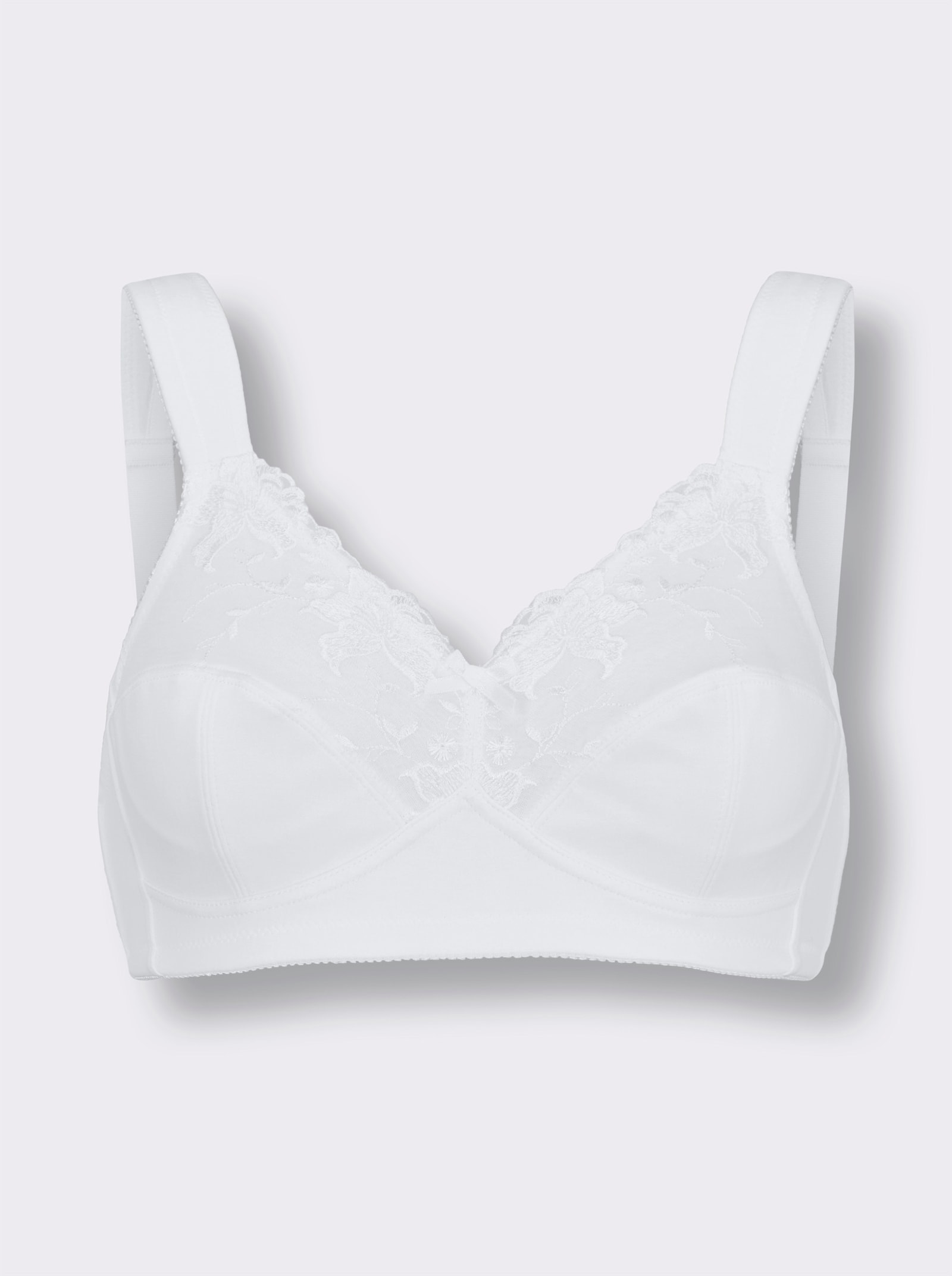 Susa Komfort-BH ohne Bügel - weiß