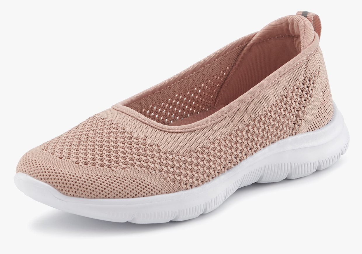 LASCANA Sneakers ballerines - rose