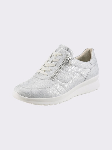 Waldläufer Sneaker mit Metallic-Effekt, Waldläufer - silberfarben