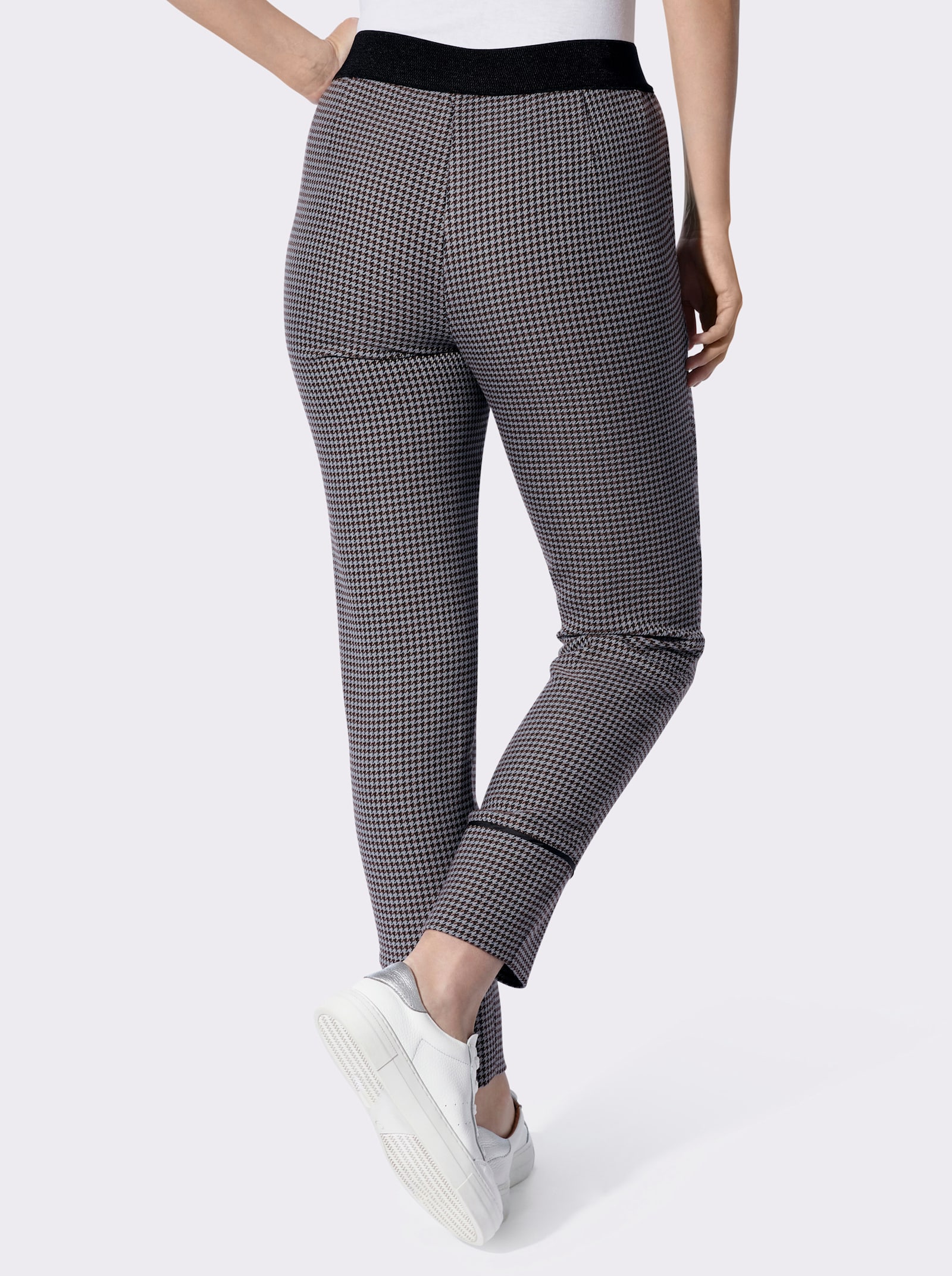 heine Schlupfhose mit Jacquard-Dessin - marine-bleu-gemustert