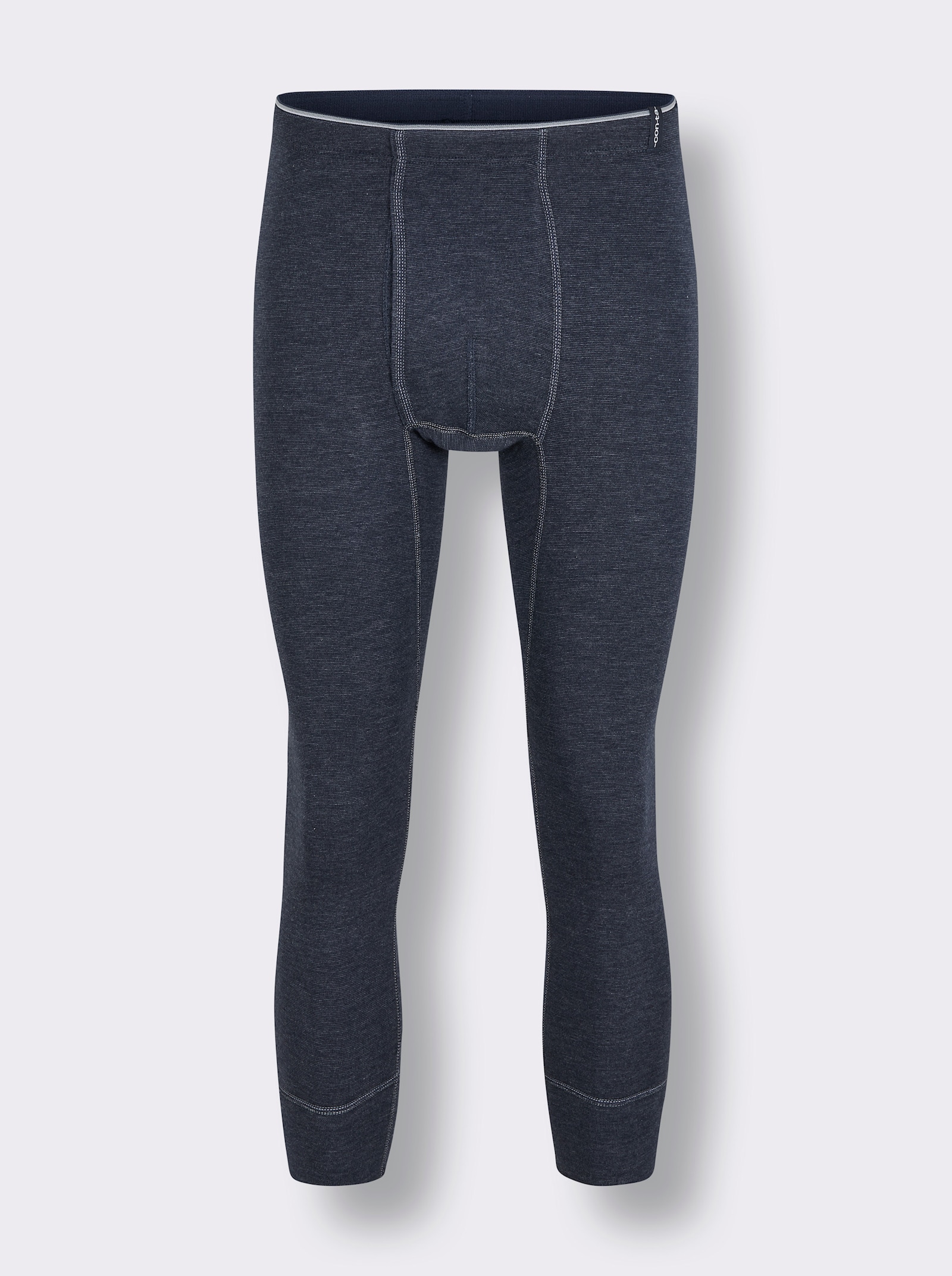 3/4 Unterhose - marine-geringelt