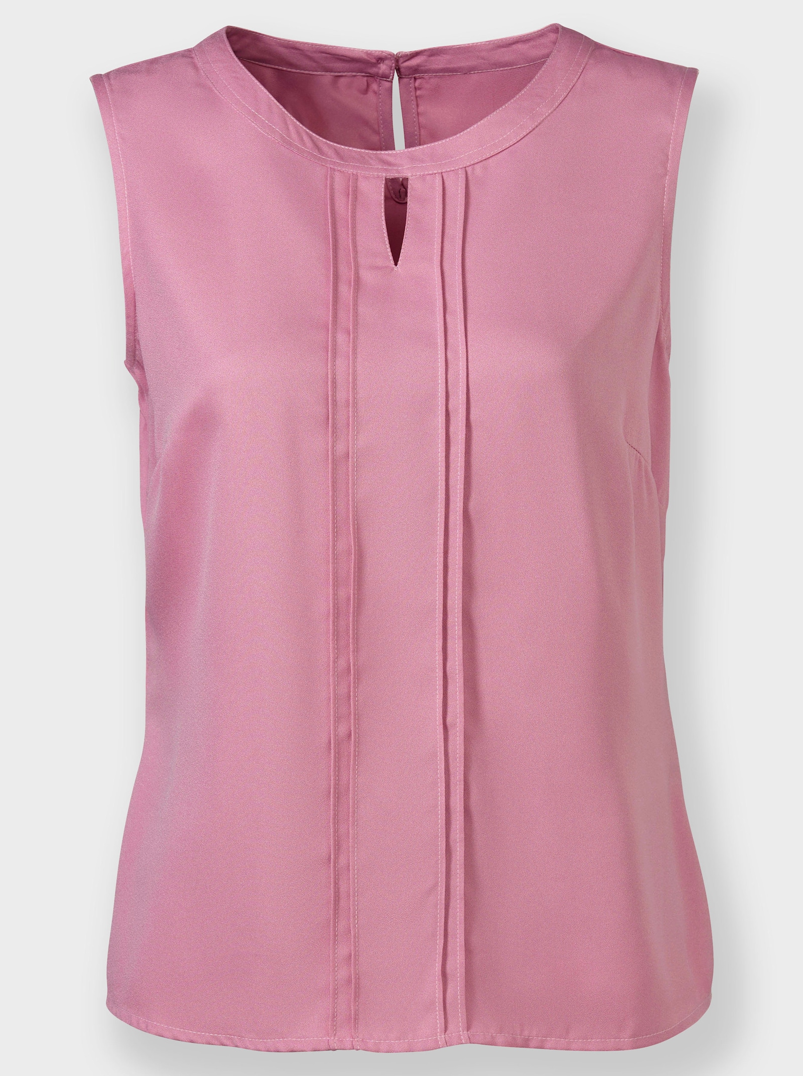 heine Blousetop met biezen voor - oudroze