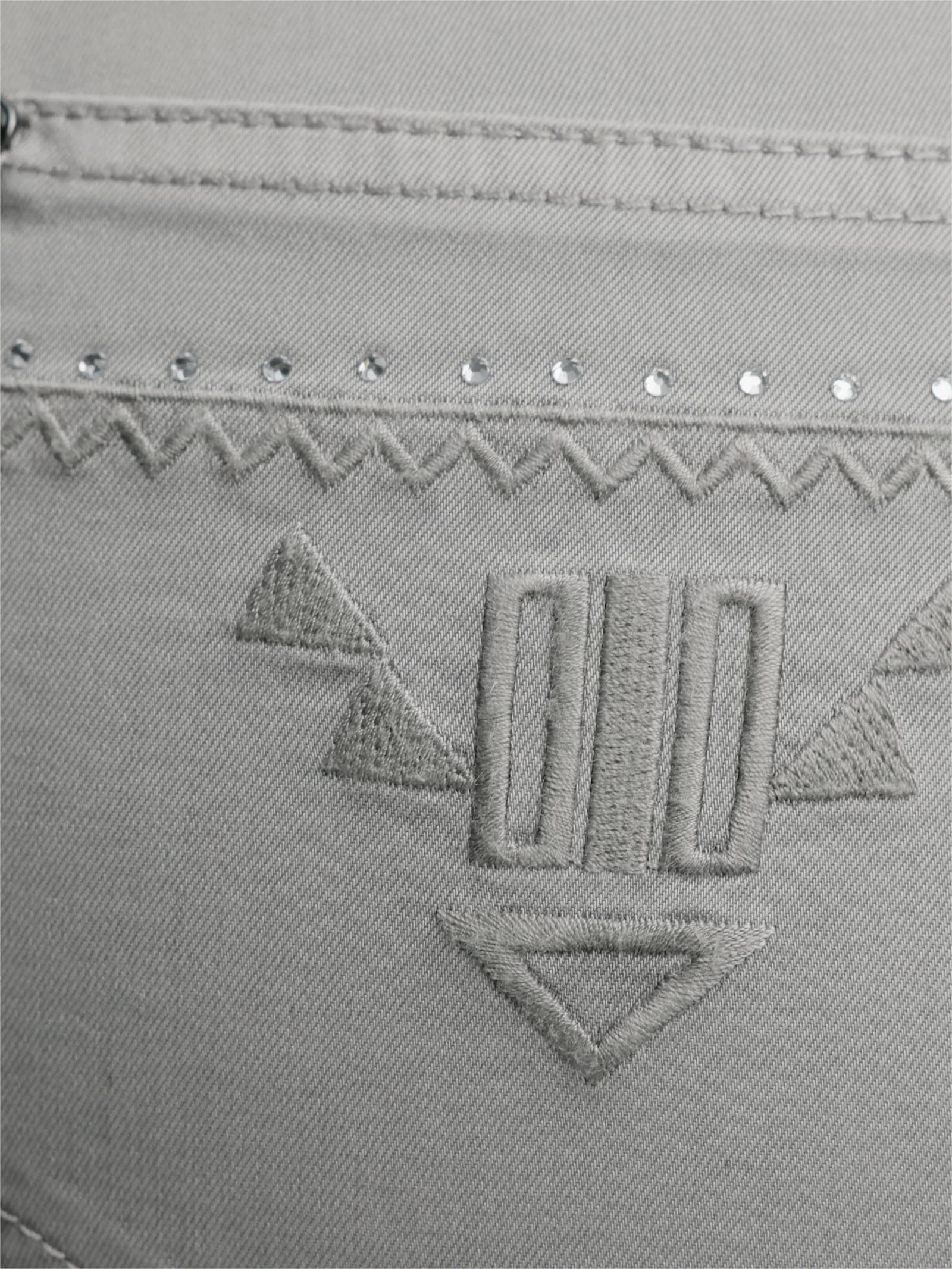 CREATION L PREMIUM Gerade Jeans mit Lyocell-Anteil - steingrau