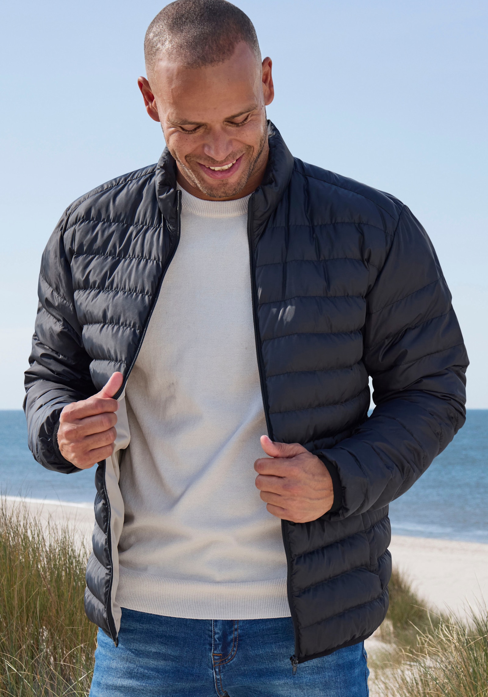 H.I.S Steppjacke - schwarz