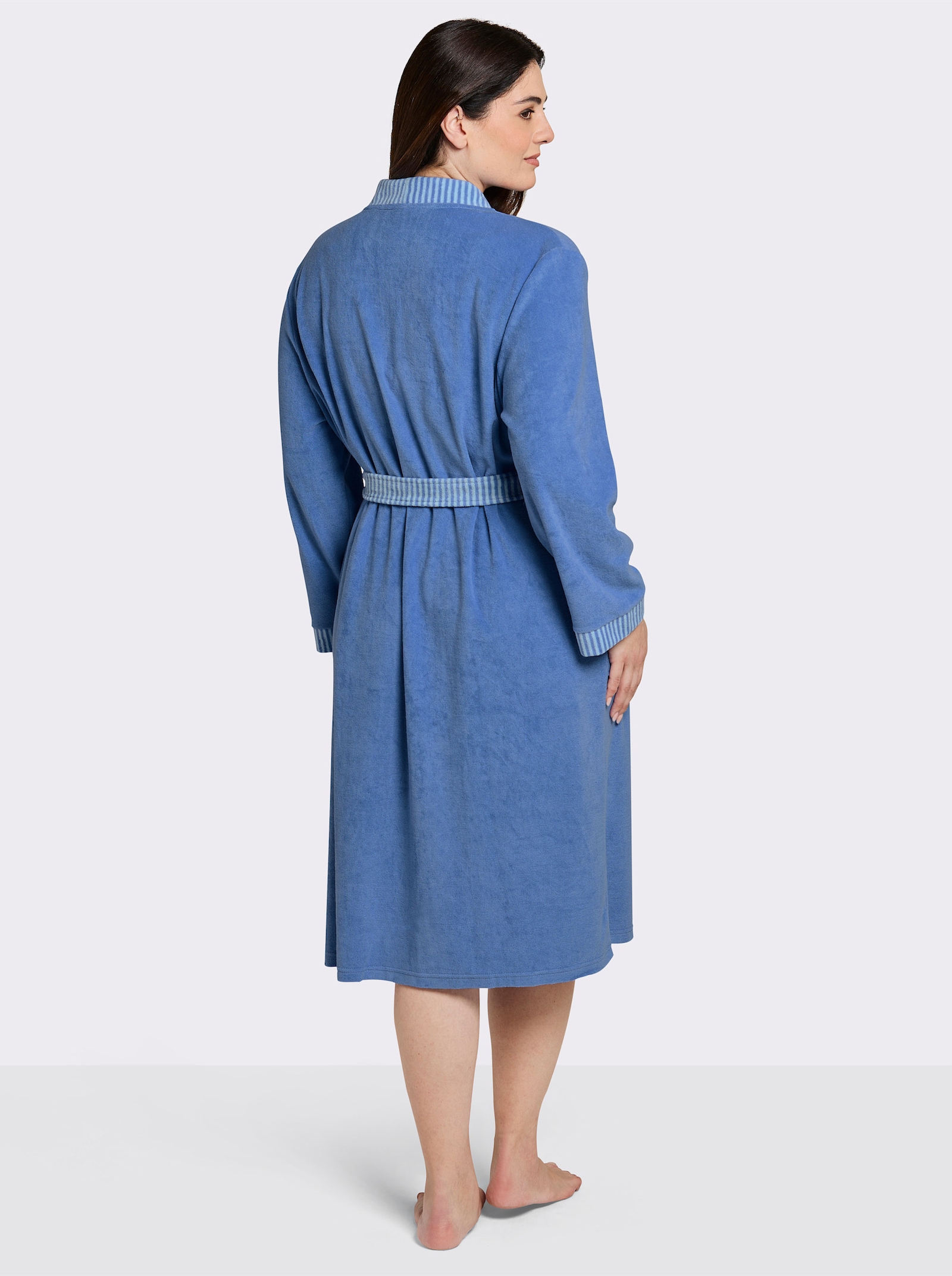 Comtessa Damenbademantel - blau