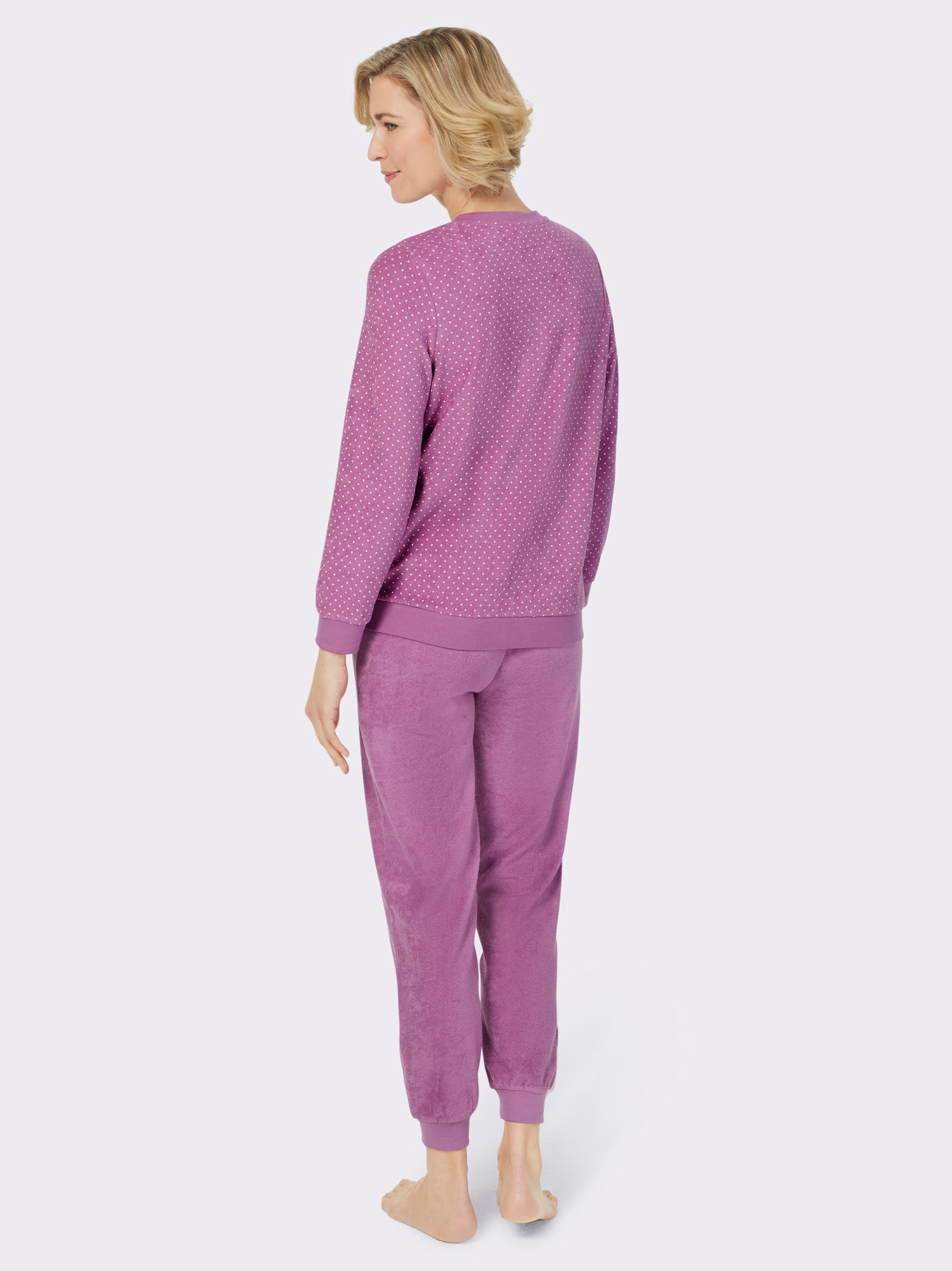 wäschepur Schlafanzug - orchidee-weiß