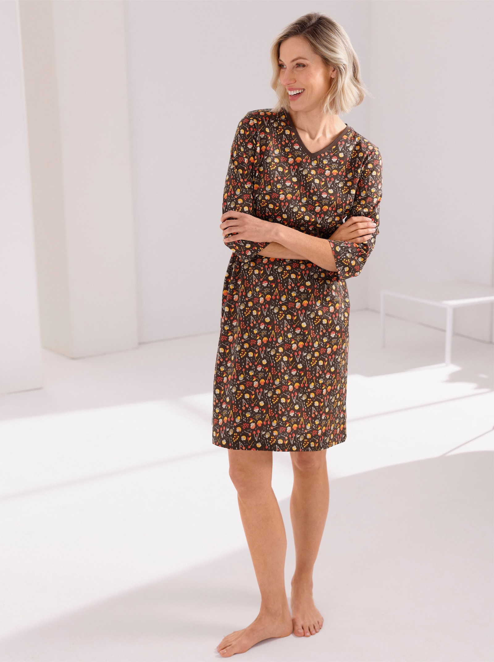 wäschepur Sleepshirts im Doppelpack - elfenbein + schoko