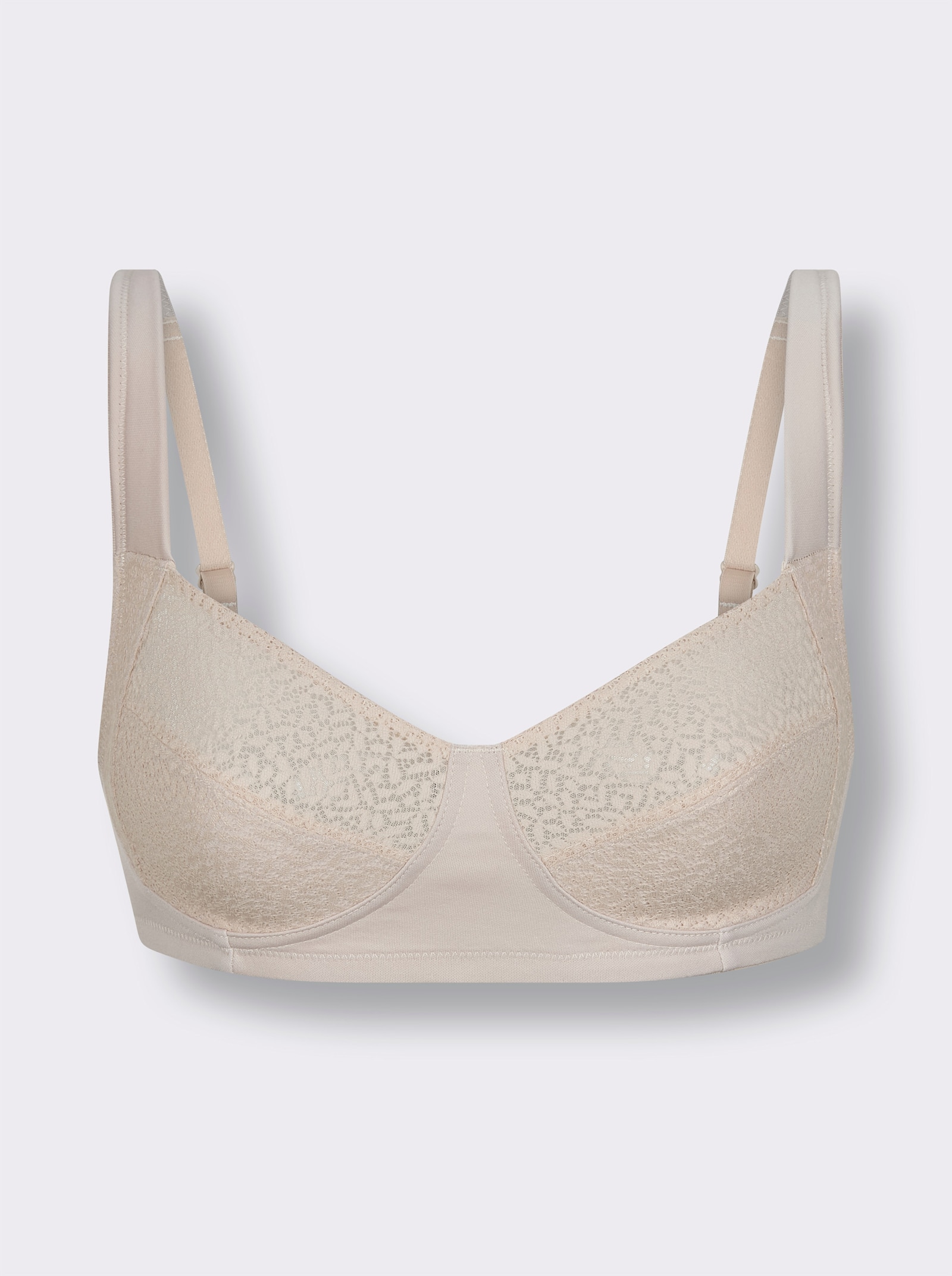wäschepur Entlastungs-BH ohne Bügel - elfenbein