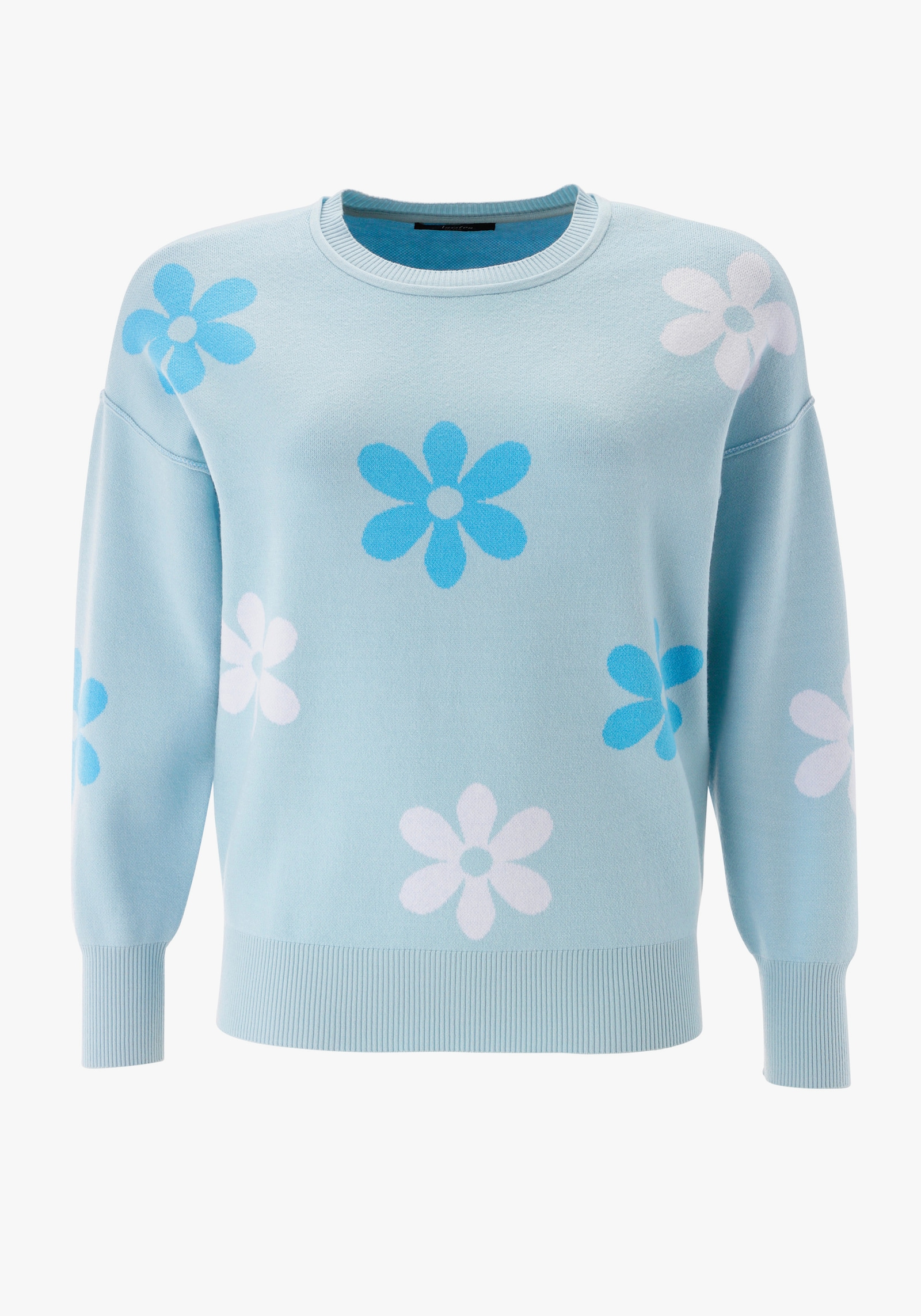 Aniston PLUS Strickpullover - hellblau