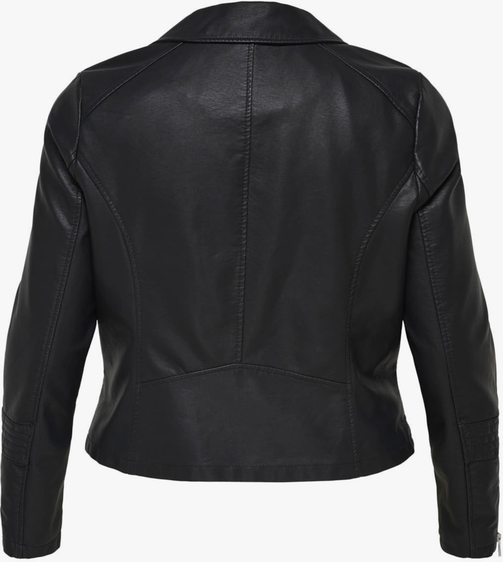 Lederimitatjacke - schwarz