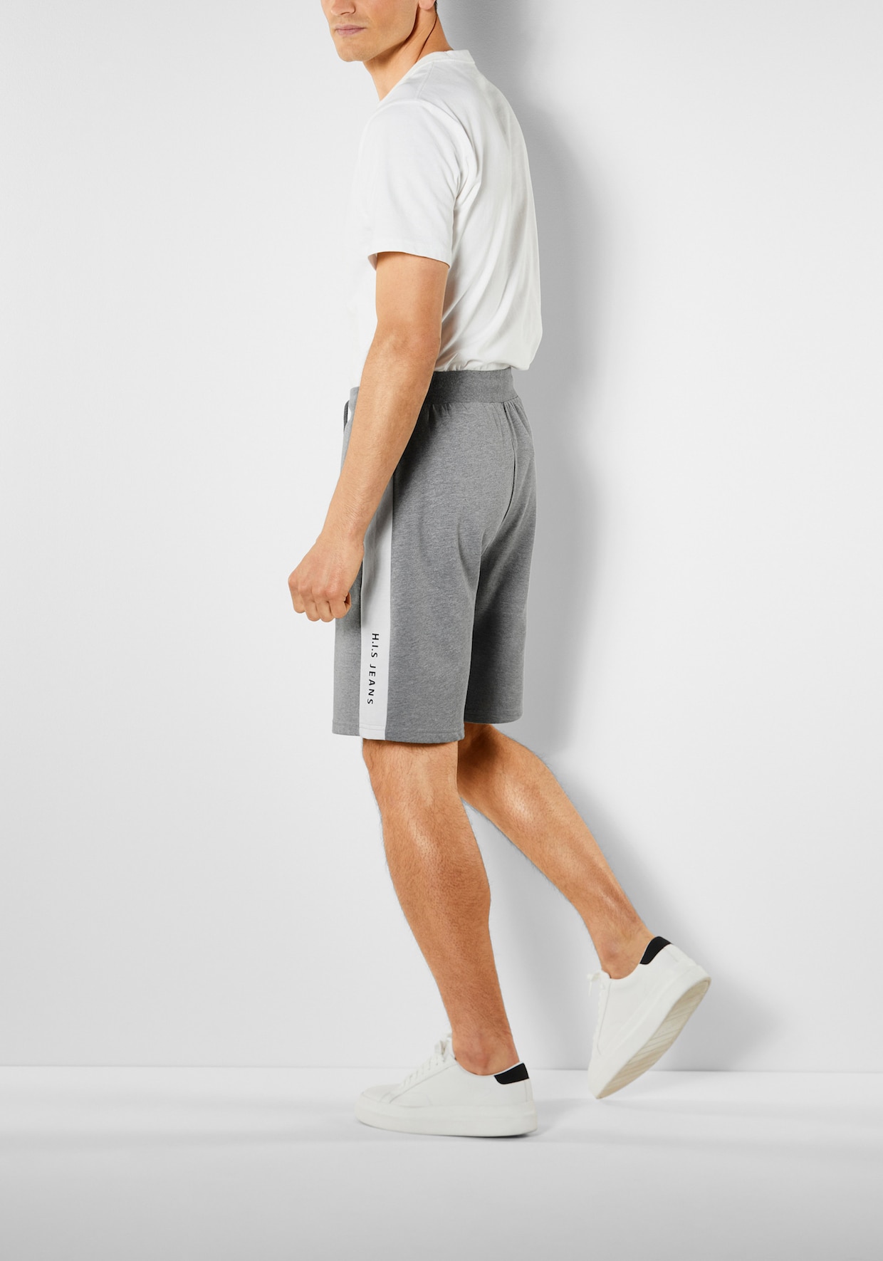 H.I.S Sweatshorts - grau-meliert