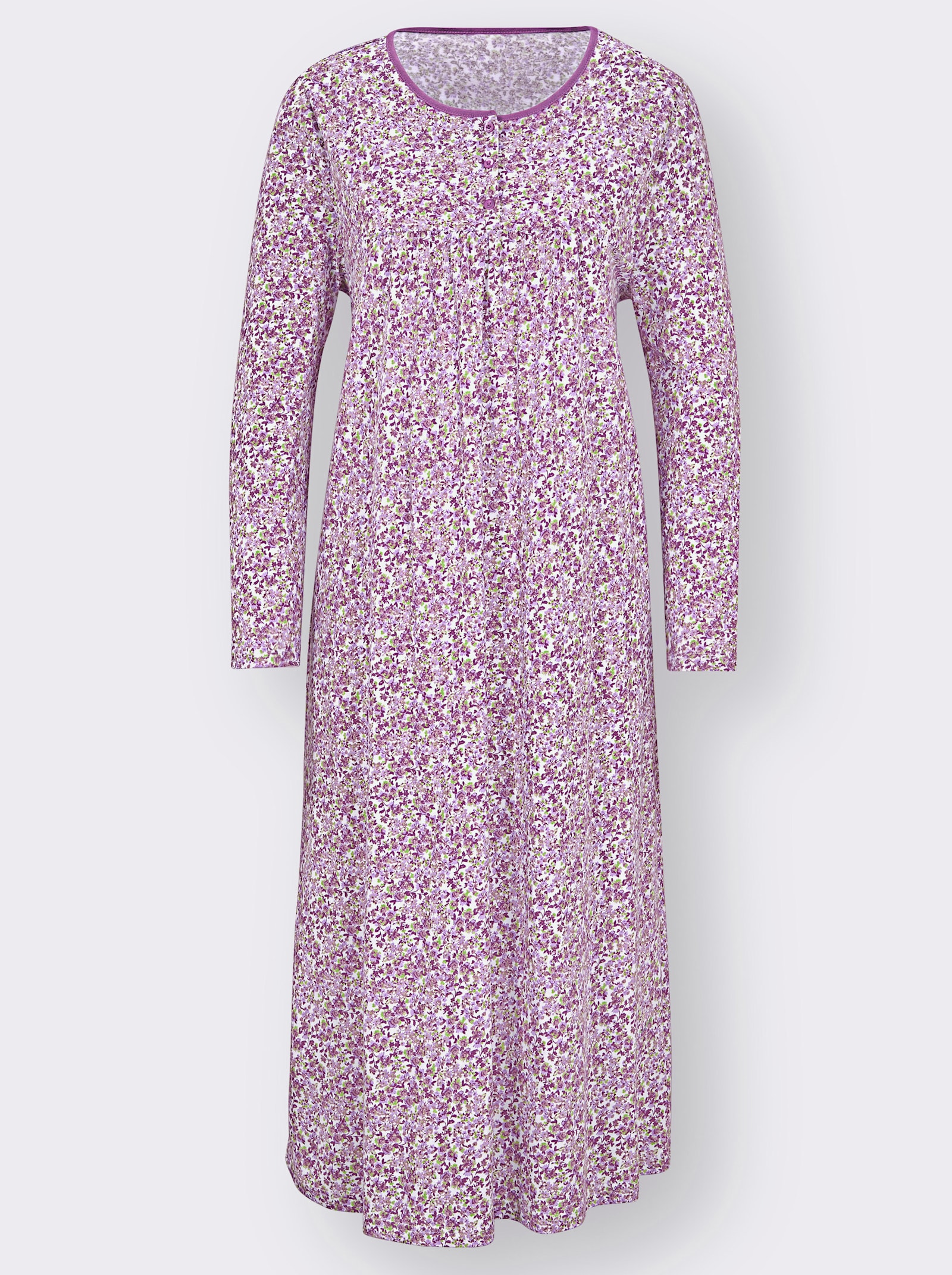 wäschepur Noční košile ve střihu mírně do A - orchideová