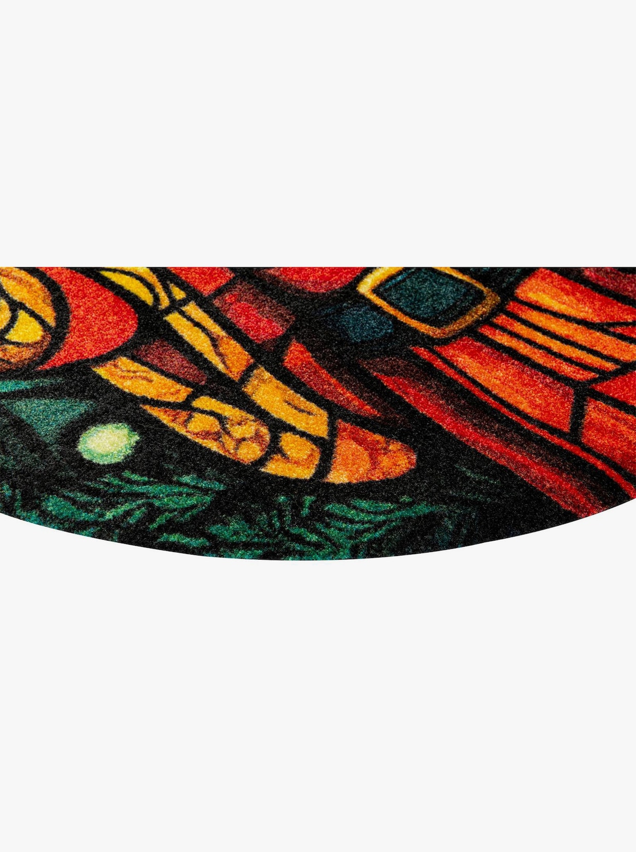 wash+dry by Kleen-Tex Fußmatte - rot-grün-gemustert