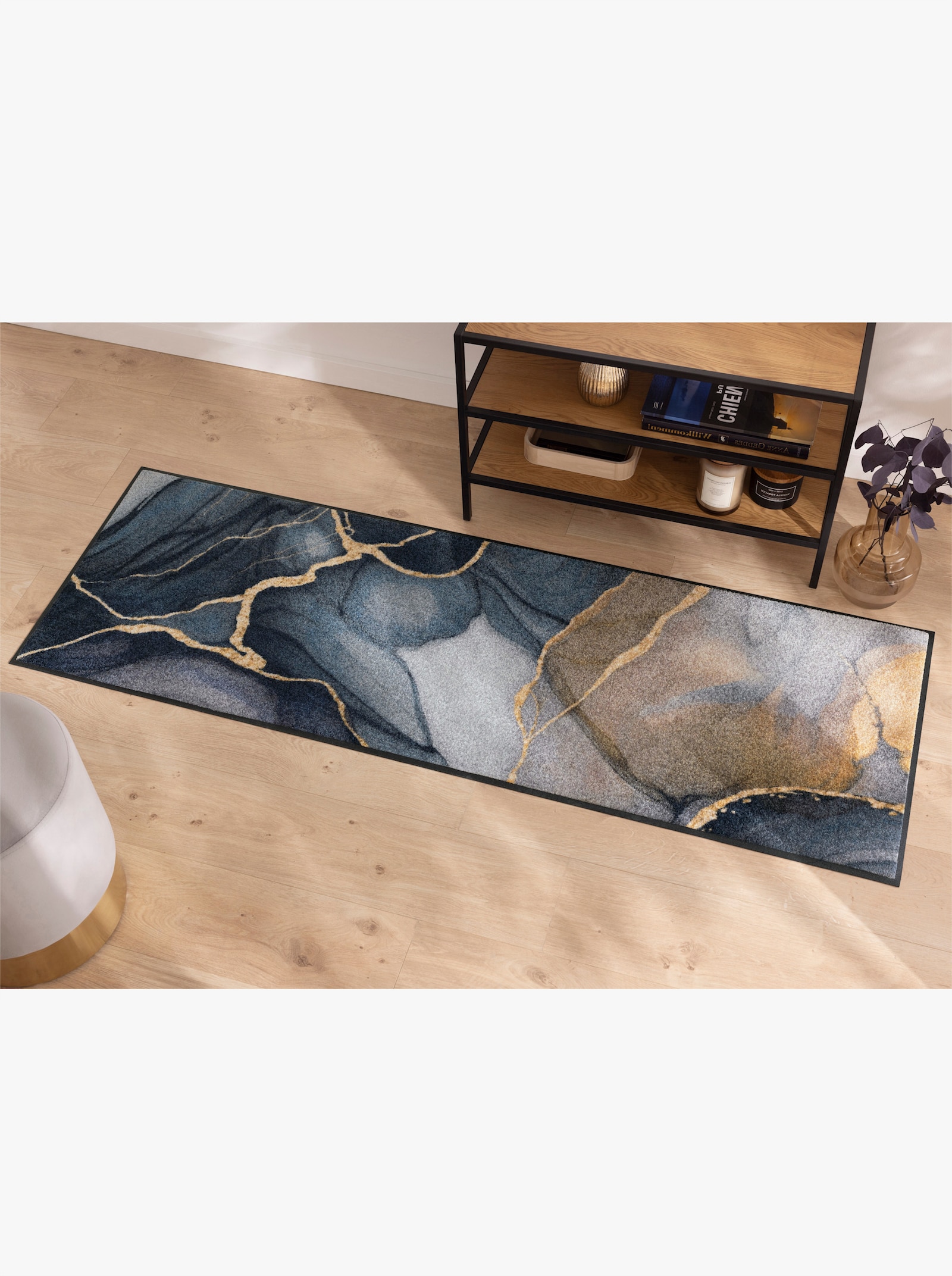 wash+dry by Kleen-Tex Voetmat - grijs