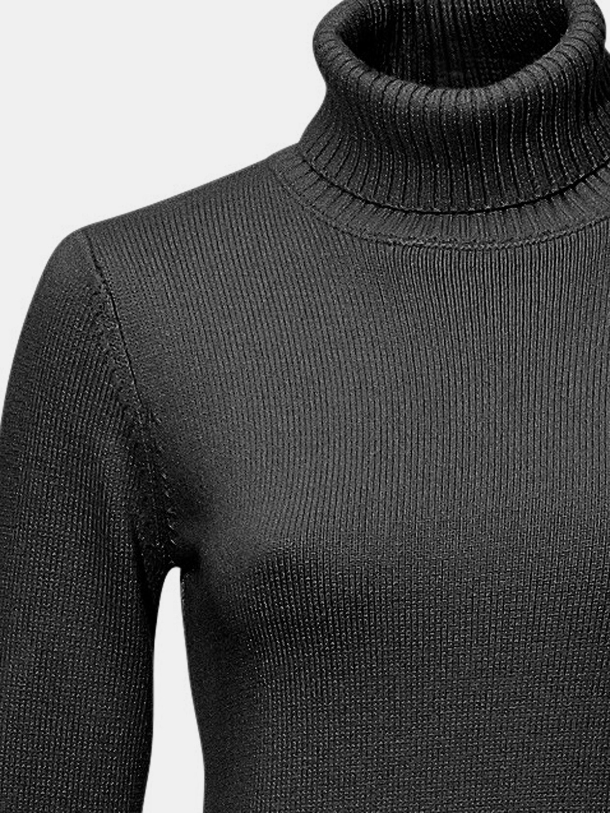 Linea Tesini Rollkragen-Pullover - schwarz
