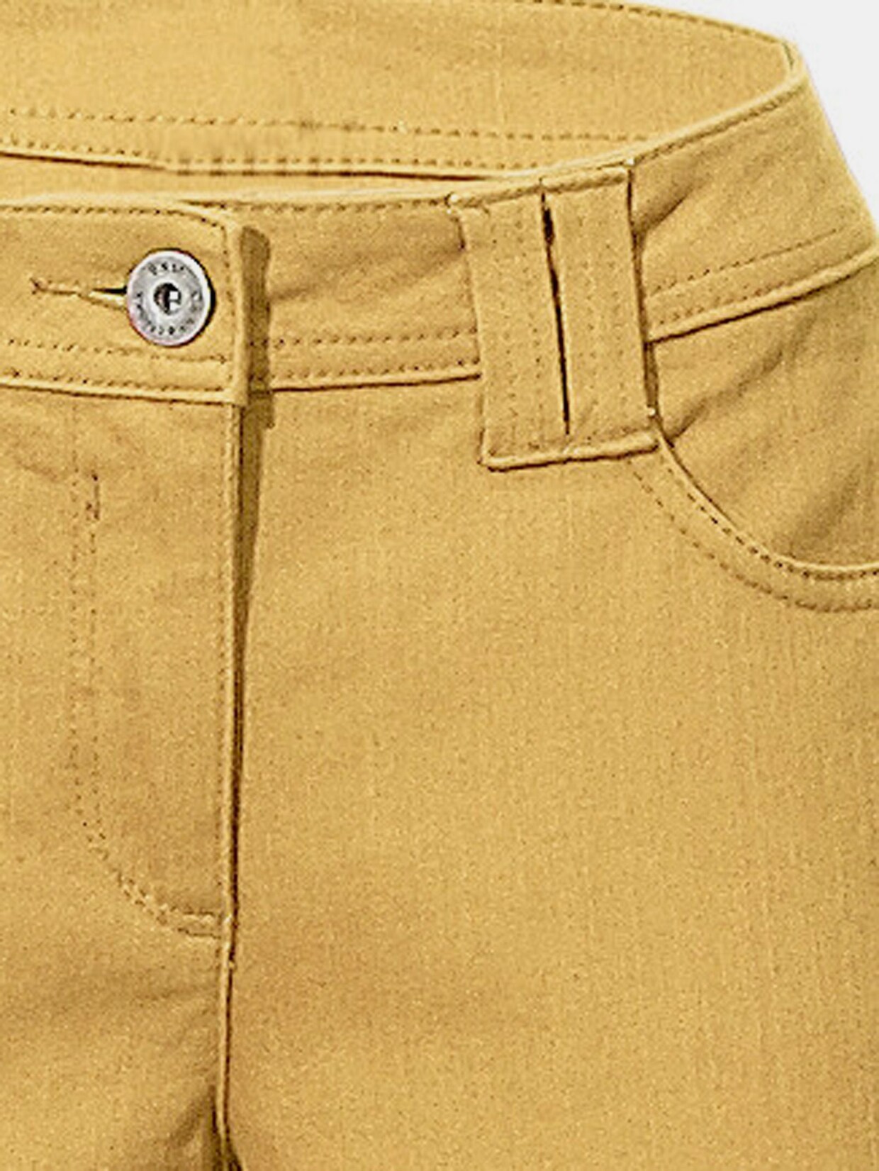 Linea Tesini Pantalon push-up - jaune or
