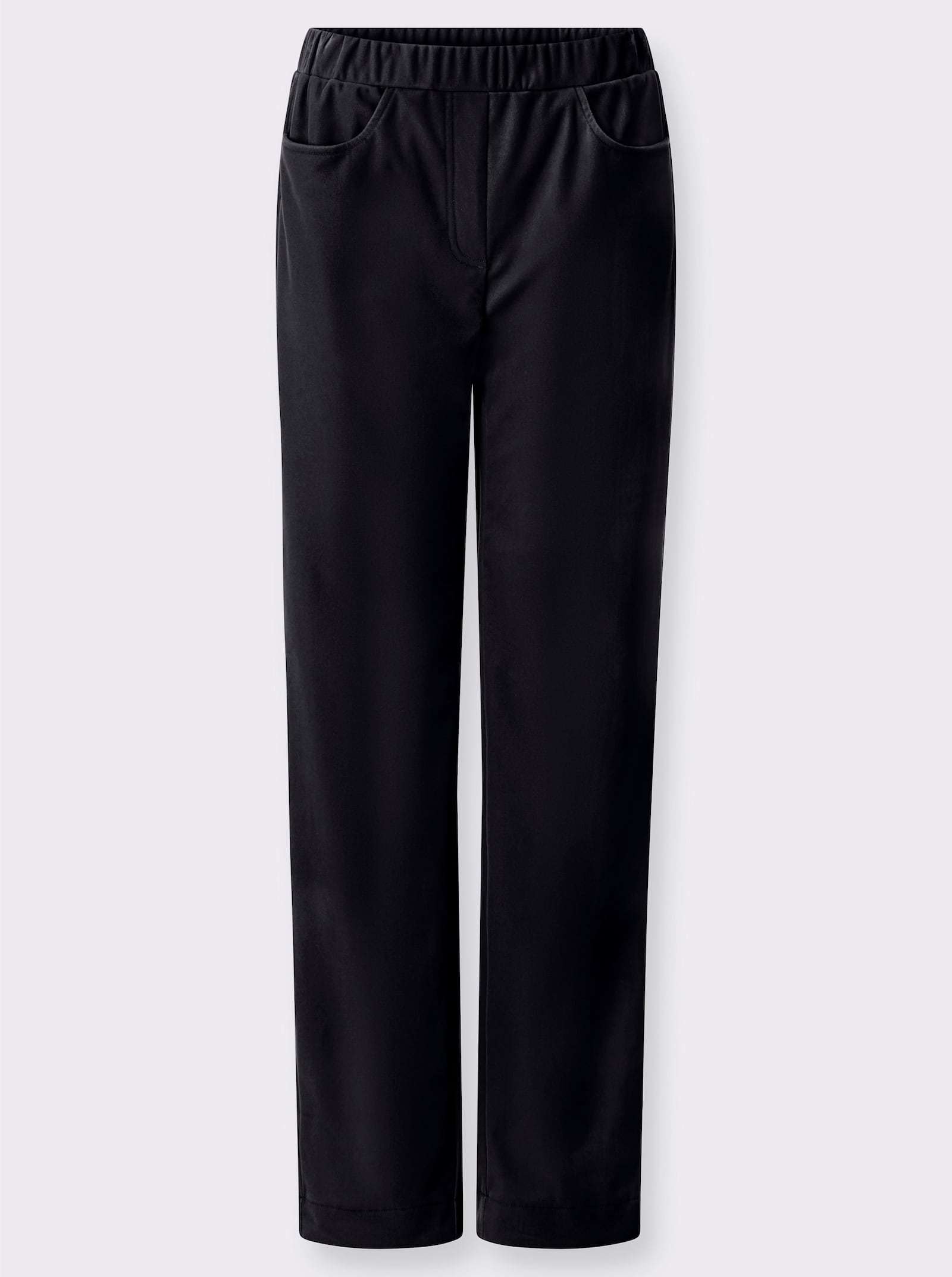 Samthose mit Rundum-Dehnbund - marine