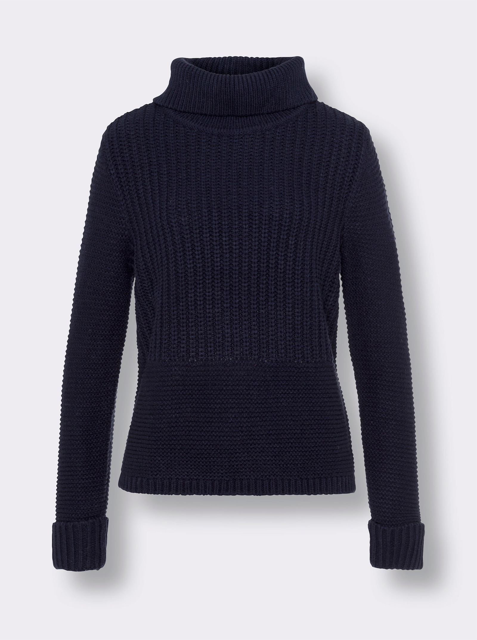 heine Strickpullover im Grobstrick - marine