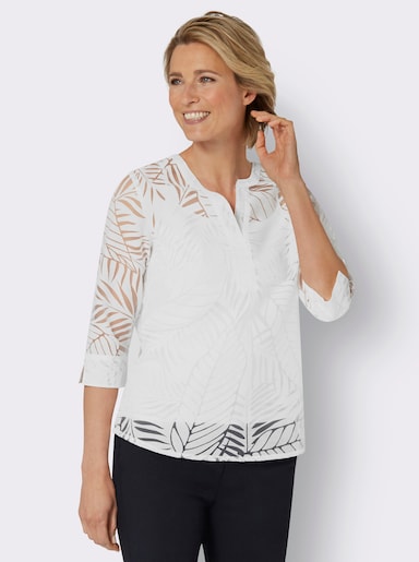 Comfortabele blouse - ecru