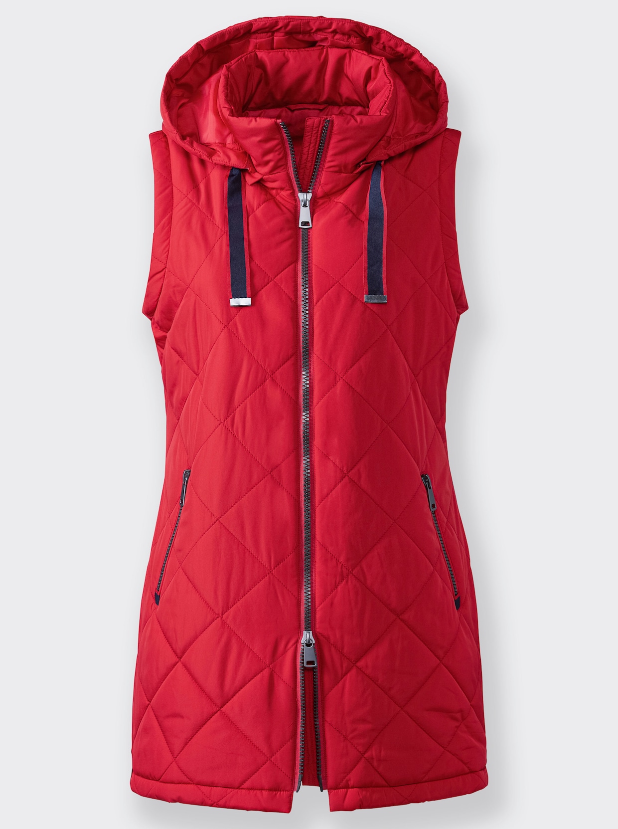 Gilet long - fraise