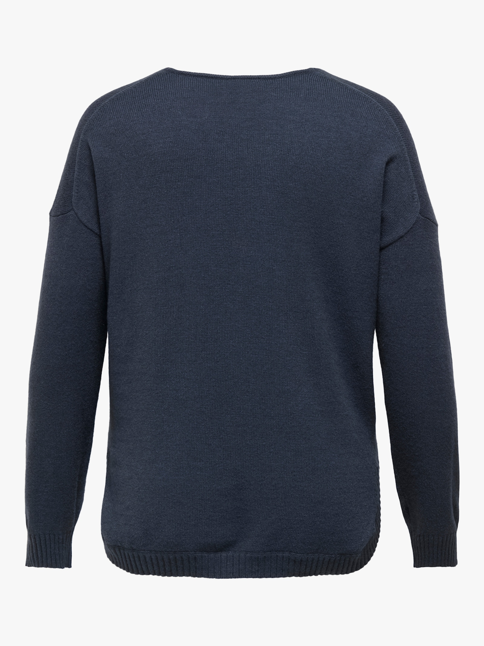 ONLY CARMAKOMA V-Ausschnitt-Pullover - ombre blue