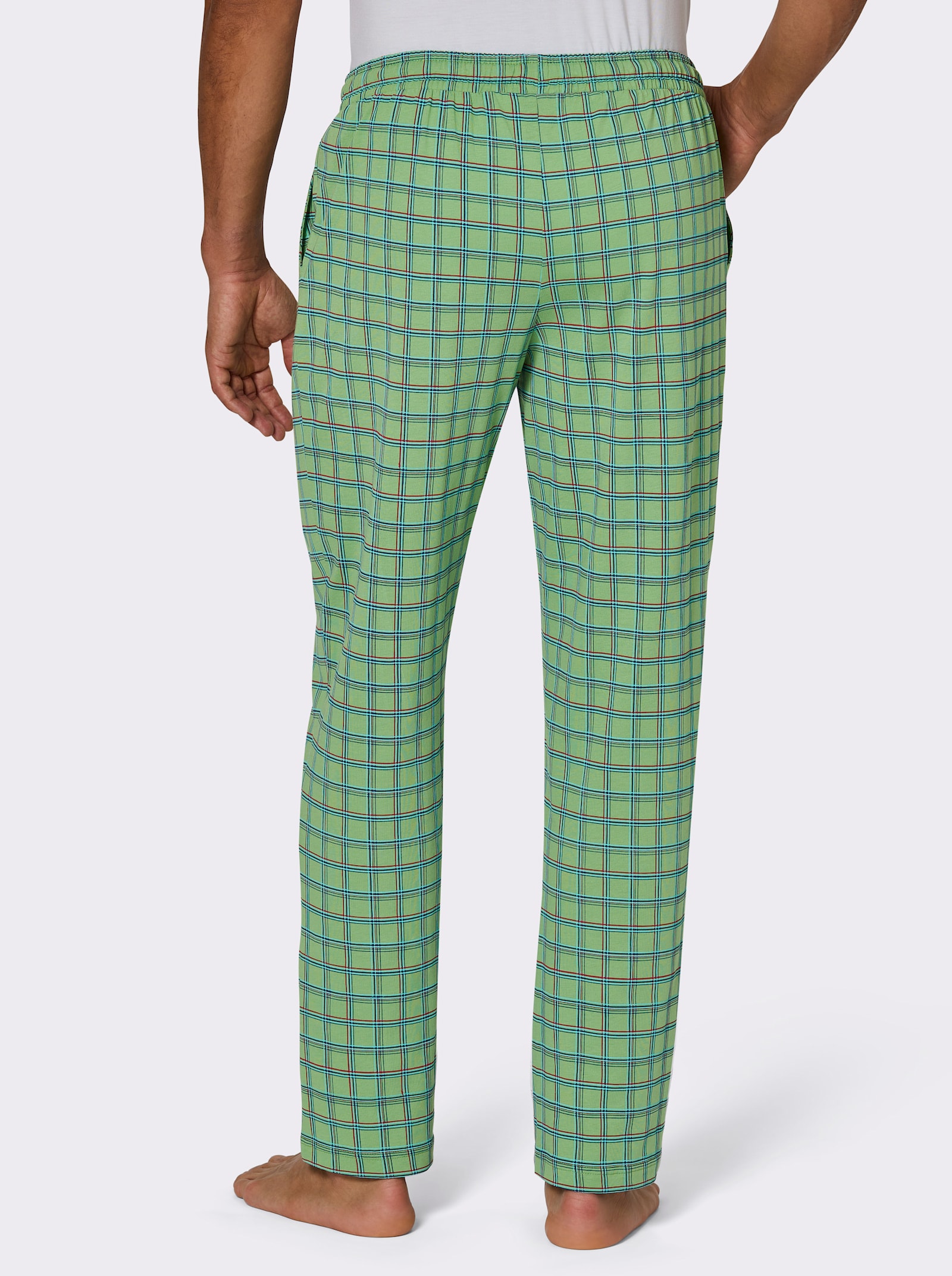 wäschepur men Hose lang - apfel-kirsche-kariert