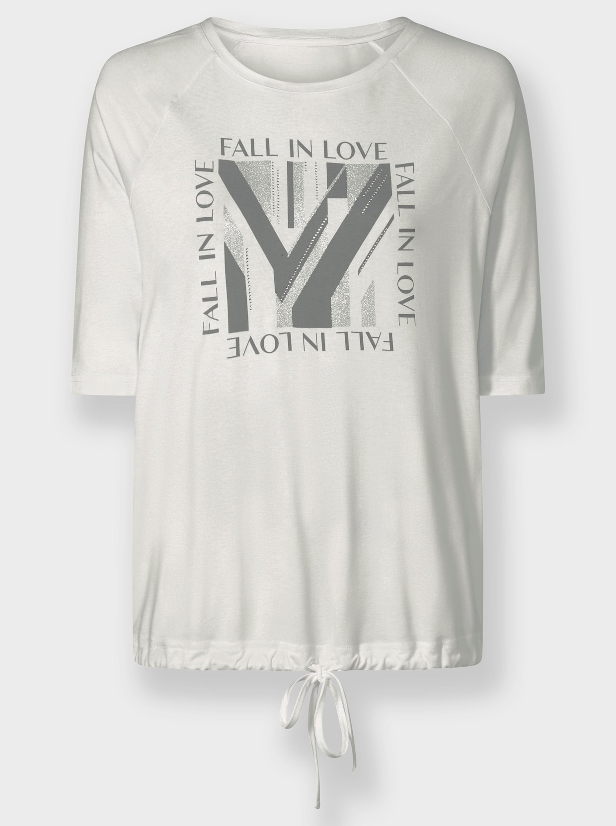 heine Shirt met 3/4-mouw - ecru