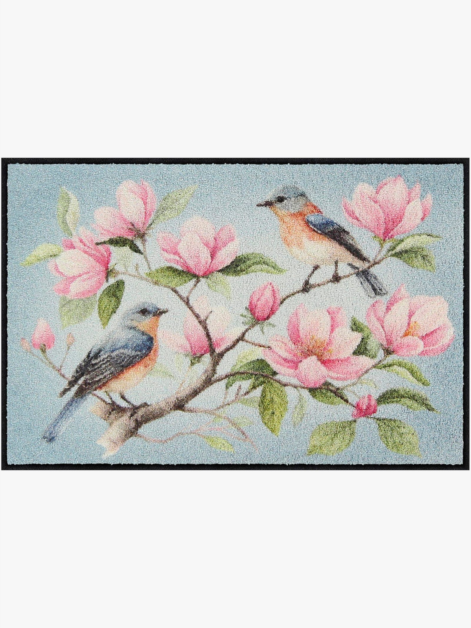 Salonloewe Fußmatte - bleu-rosé