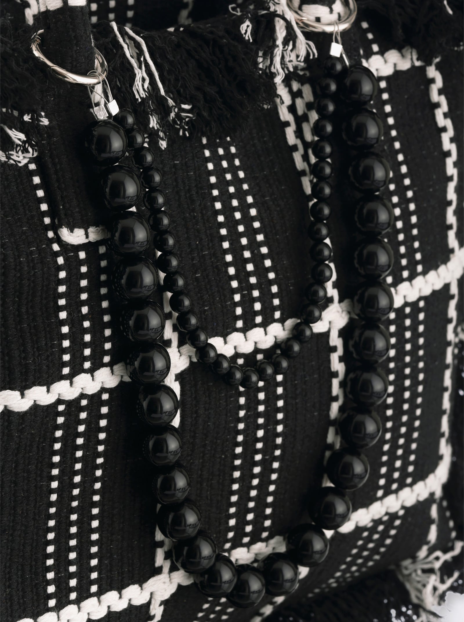 heine Tasche - schwarz-weiß