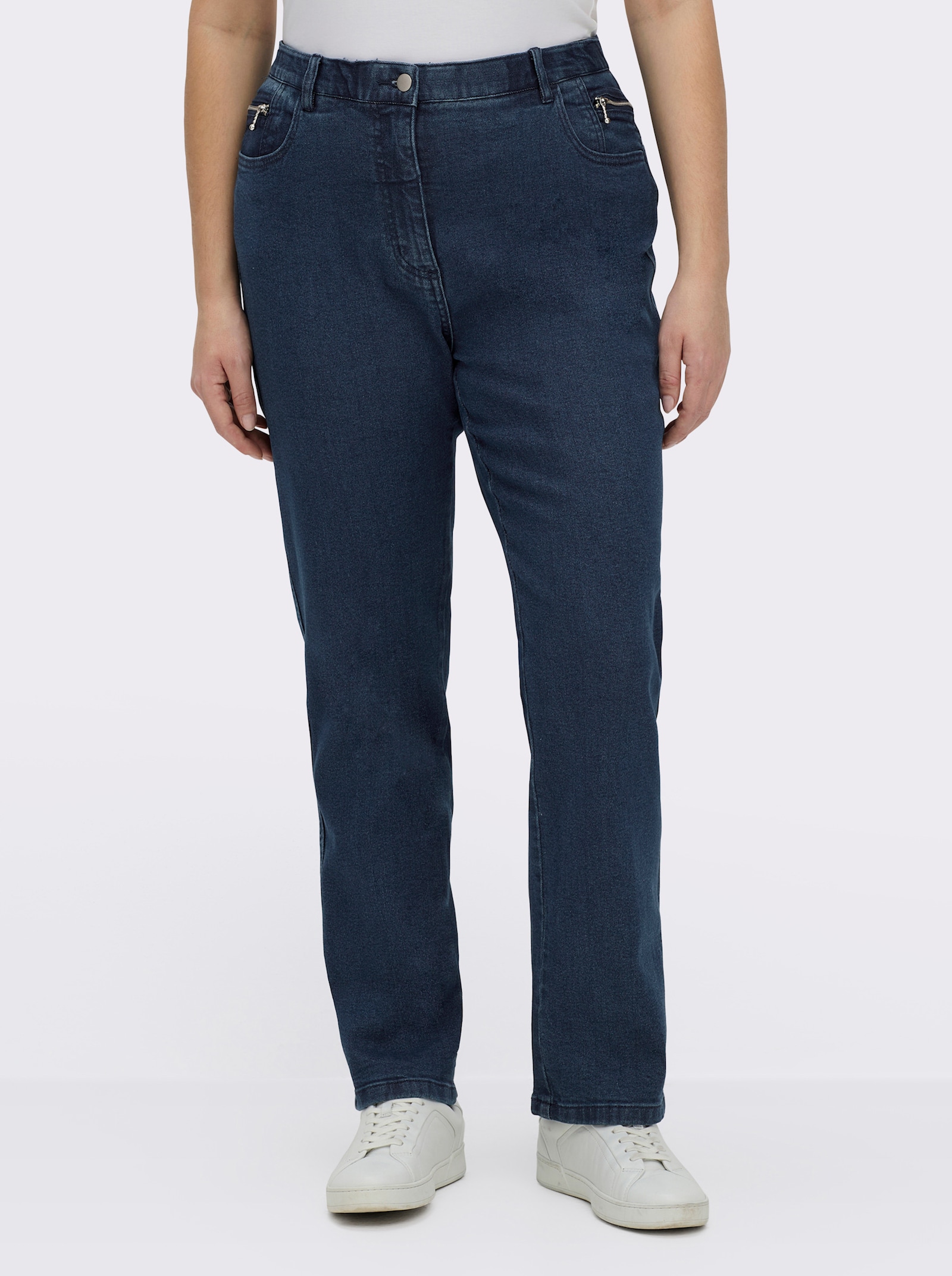 5-Pocket-Jeans gerade geschnitten - dark blue