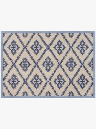 Turtle Mat Fußmatte - ecru-bleu