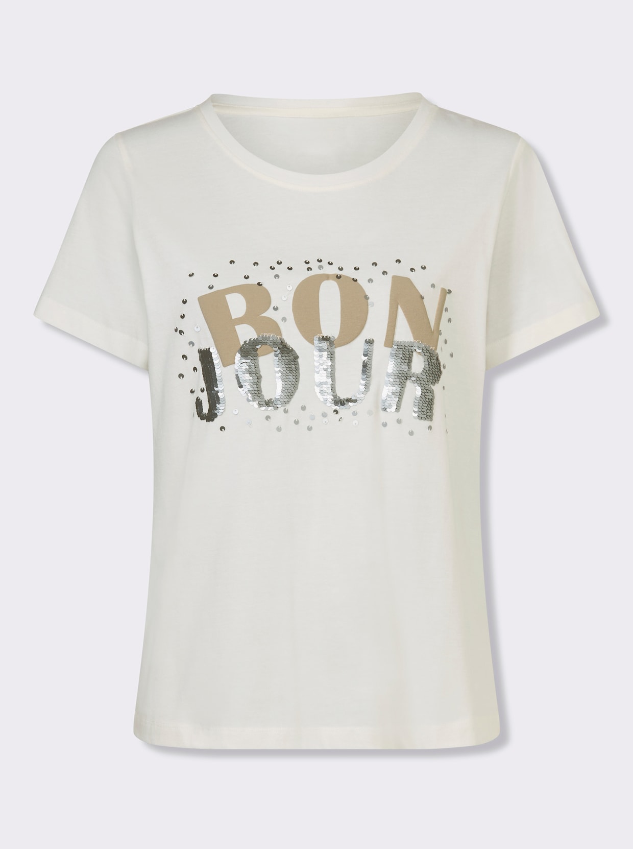 heine T-Shirt - ecru