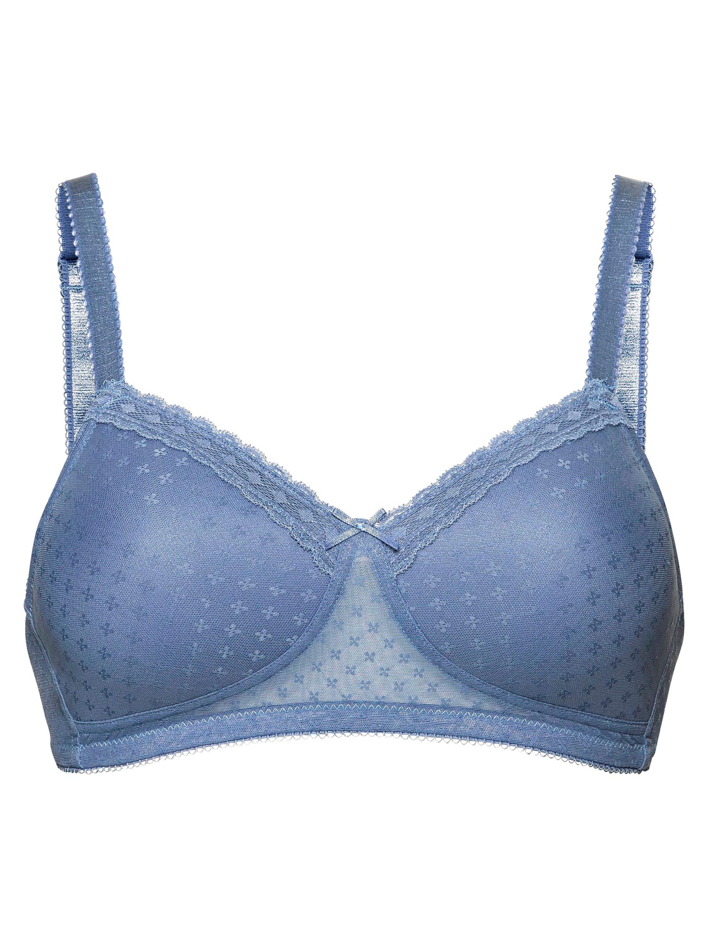 wäschepur Schalen-BH ohne Bügel - blau