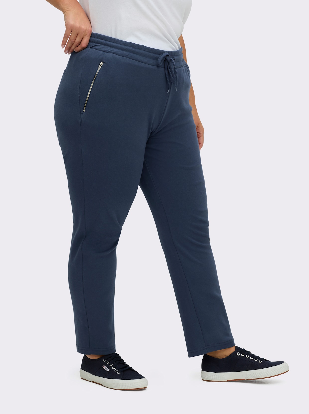 Jerseyhose - dunkelblau
