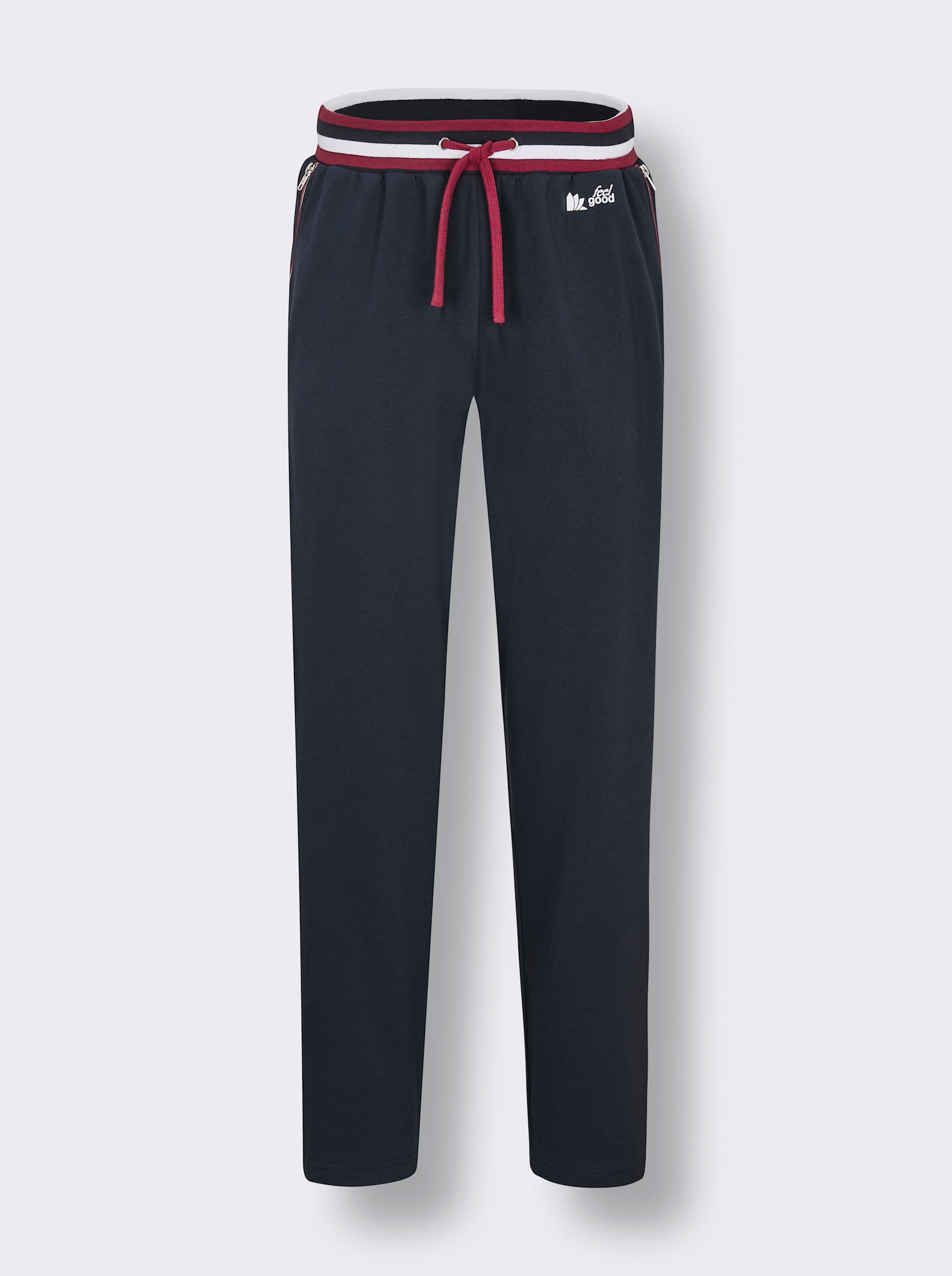 feel good Hose - marine-dunkelrot